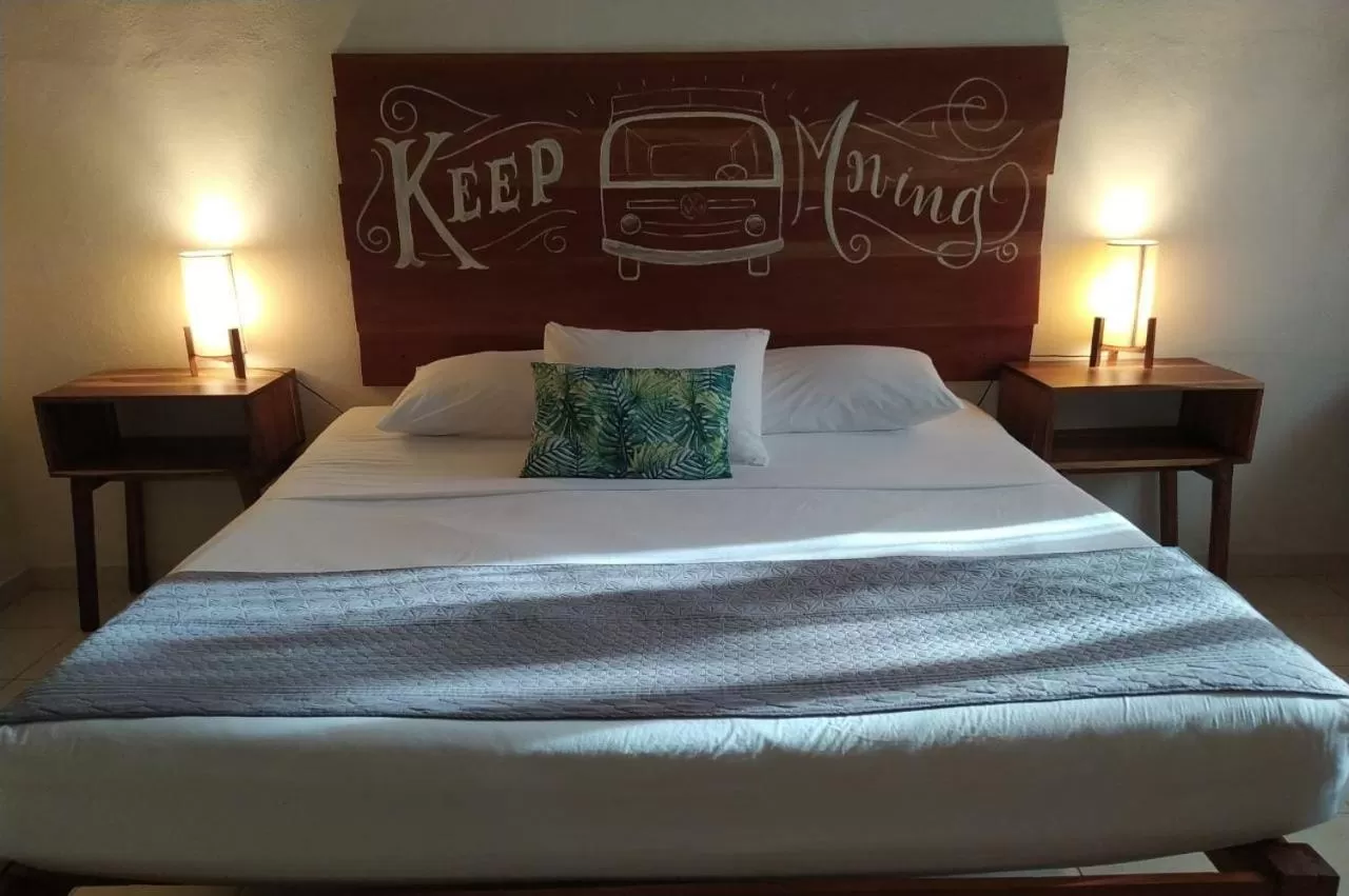 Bed in Hotel Sur Bacalar