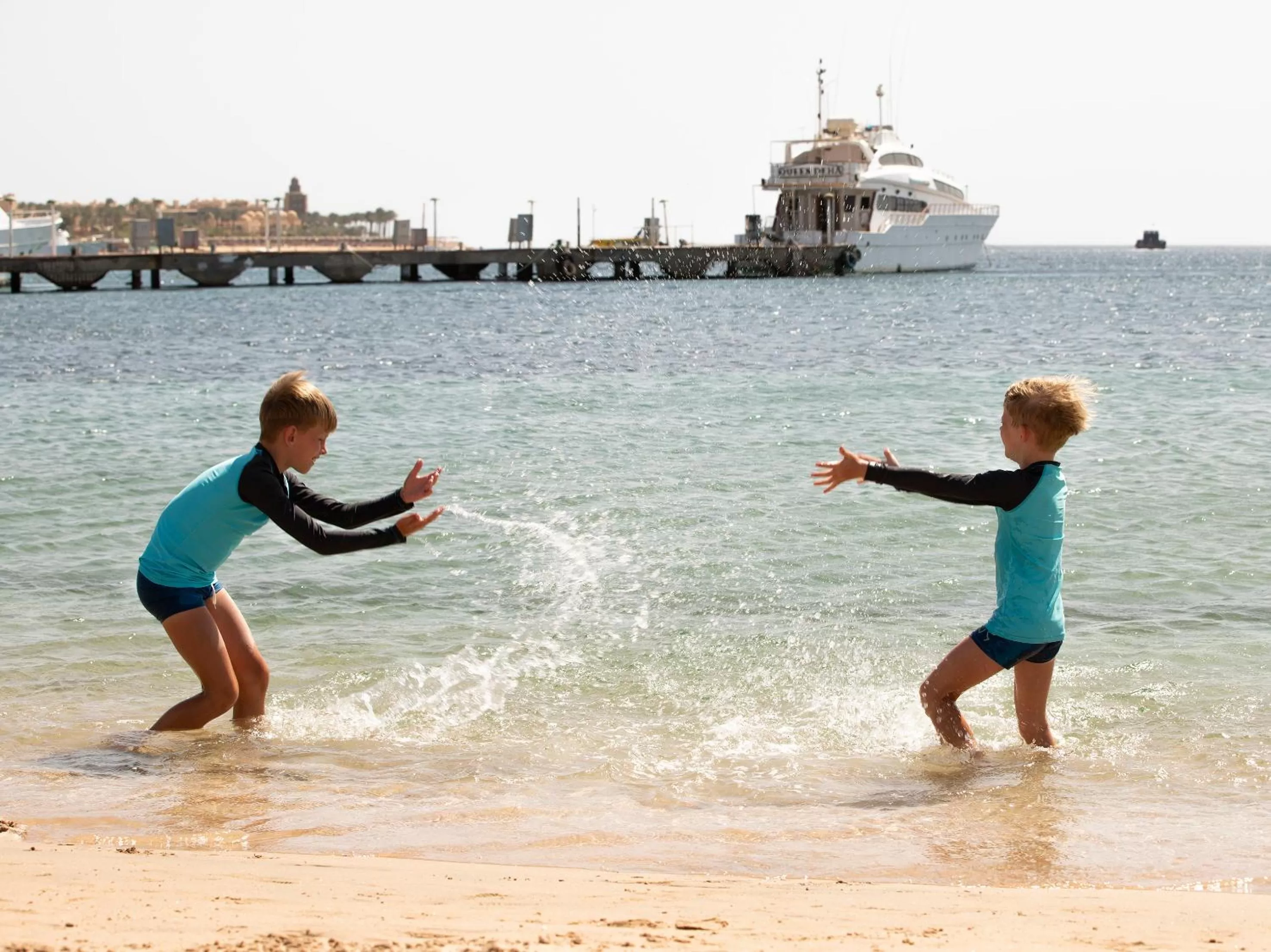 Beach, Children in Xanadu Makadi Bay - High Class All Inclusive