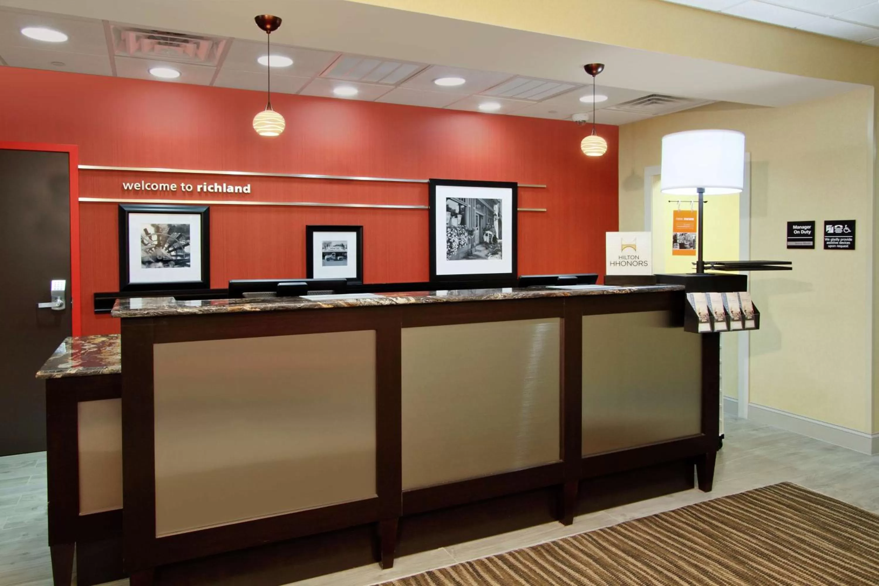 Lobby or reception in Hampton Inn Richland/South Jackson