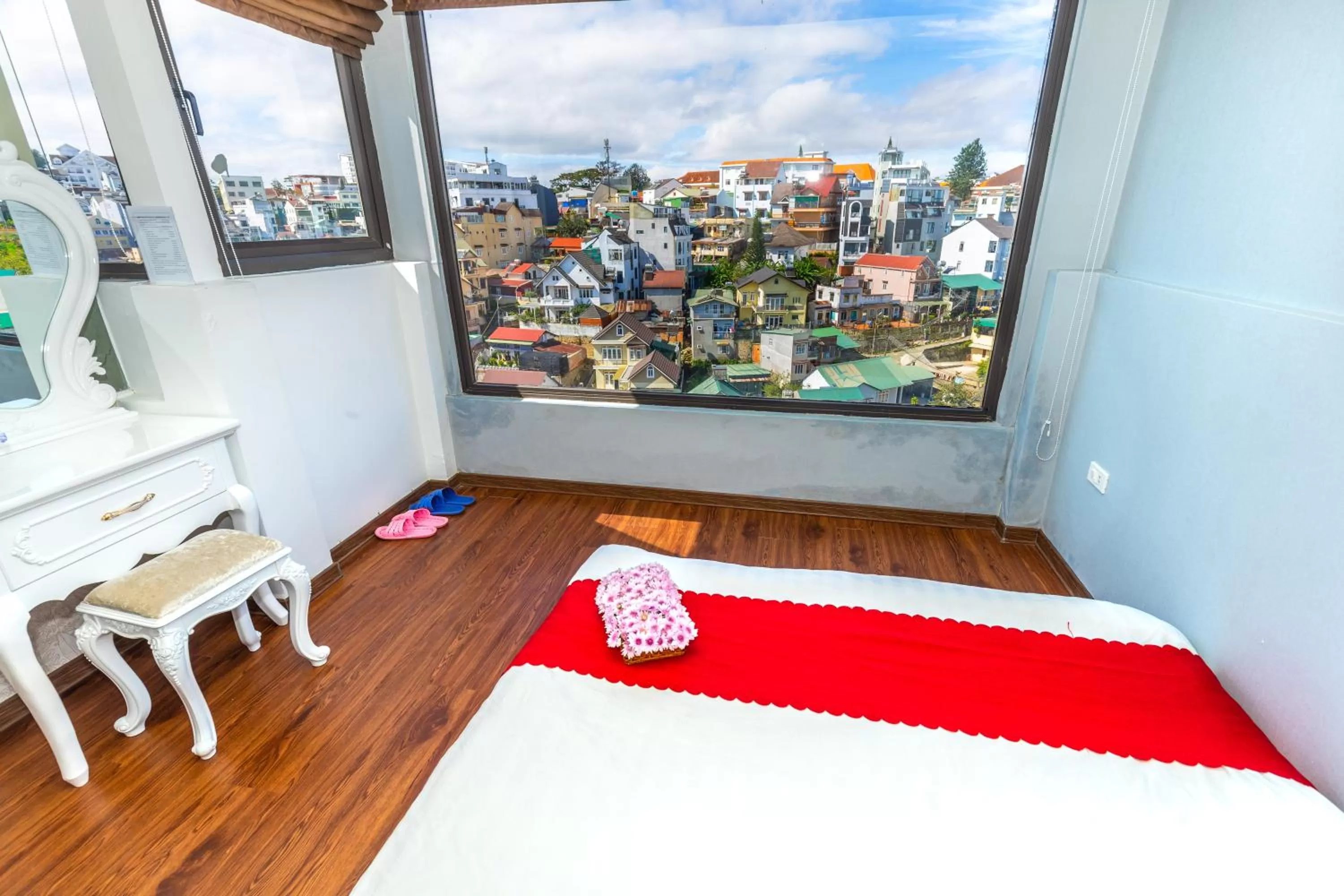 Bed in Ngàn Phố Studio & Love Hotel