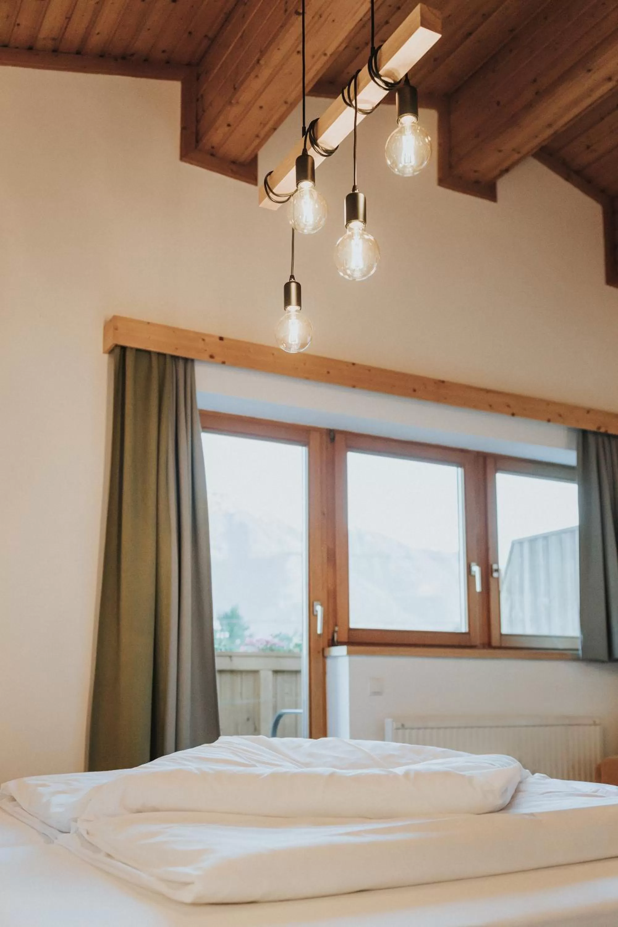 Bed in Hotel Silberfux