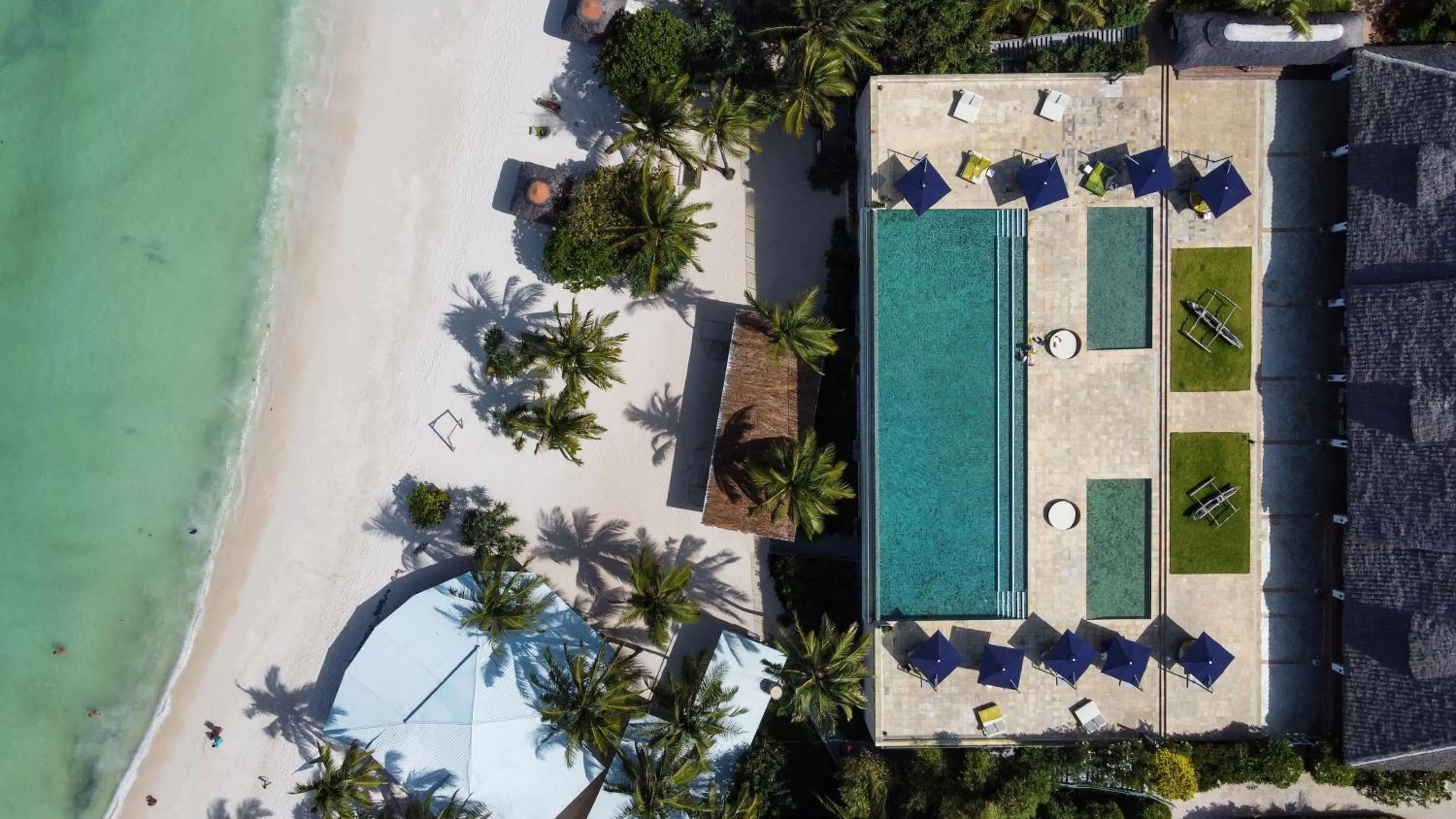 Bird's eye view in Melia Zanzibar