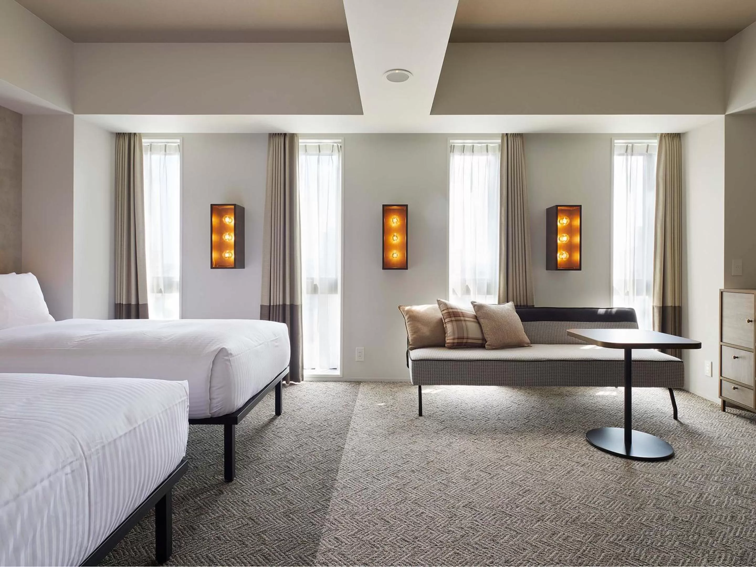 Photo of the whole room, Bed in Susukino Granbell Hotel