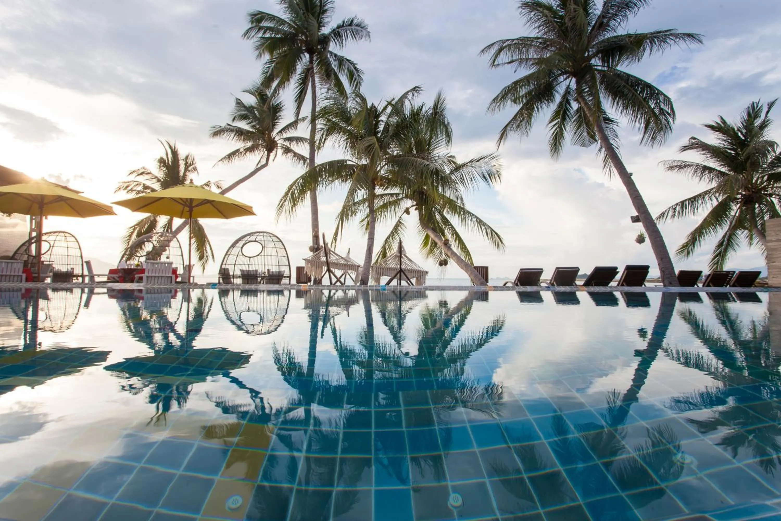 Balcony/Terrace in Tango Luxe Beach Villa, Koh Samui