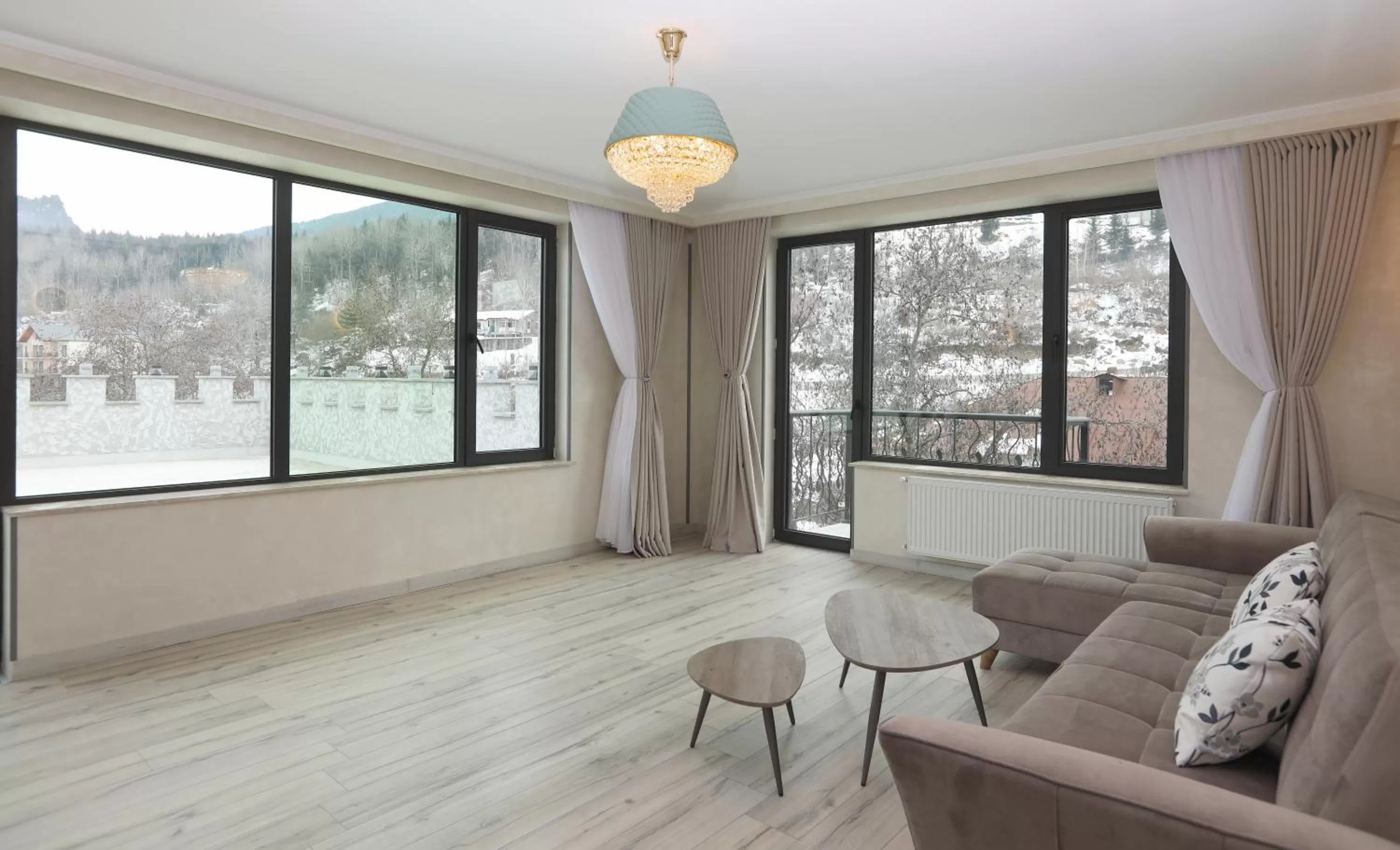 Seating area in Sunset Terrace Mestia