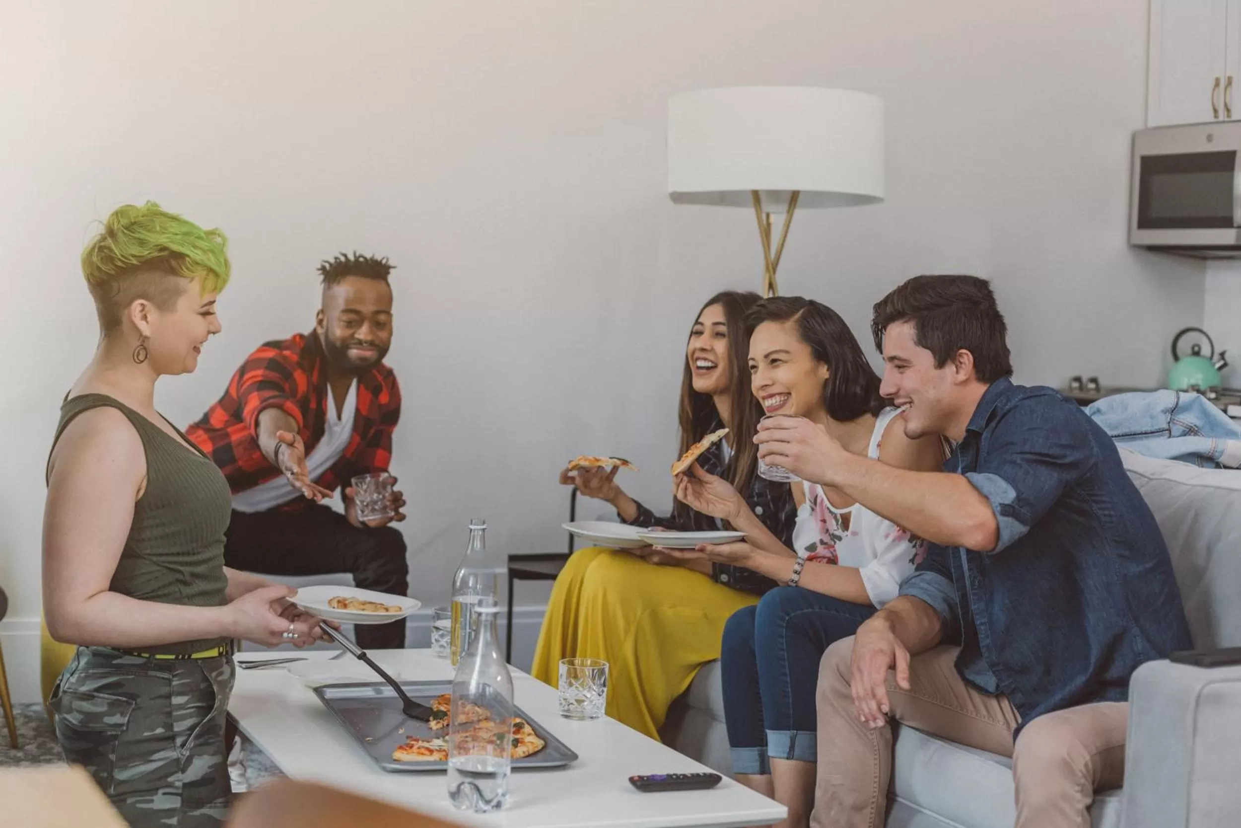 Living room in Hancock House