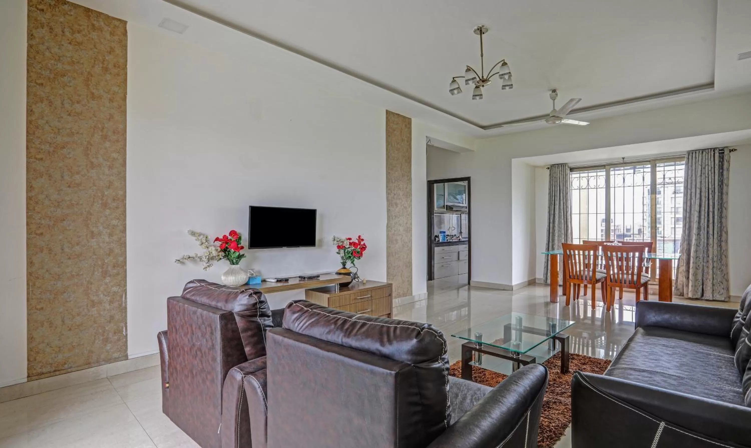 Seating Area in Treebo Trend Welcome Apartments