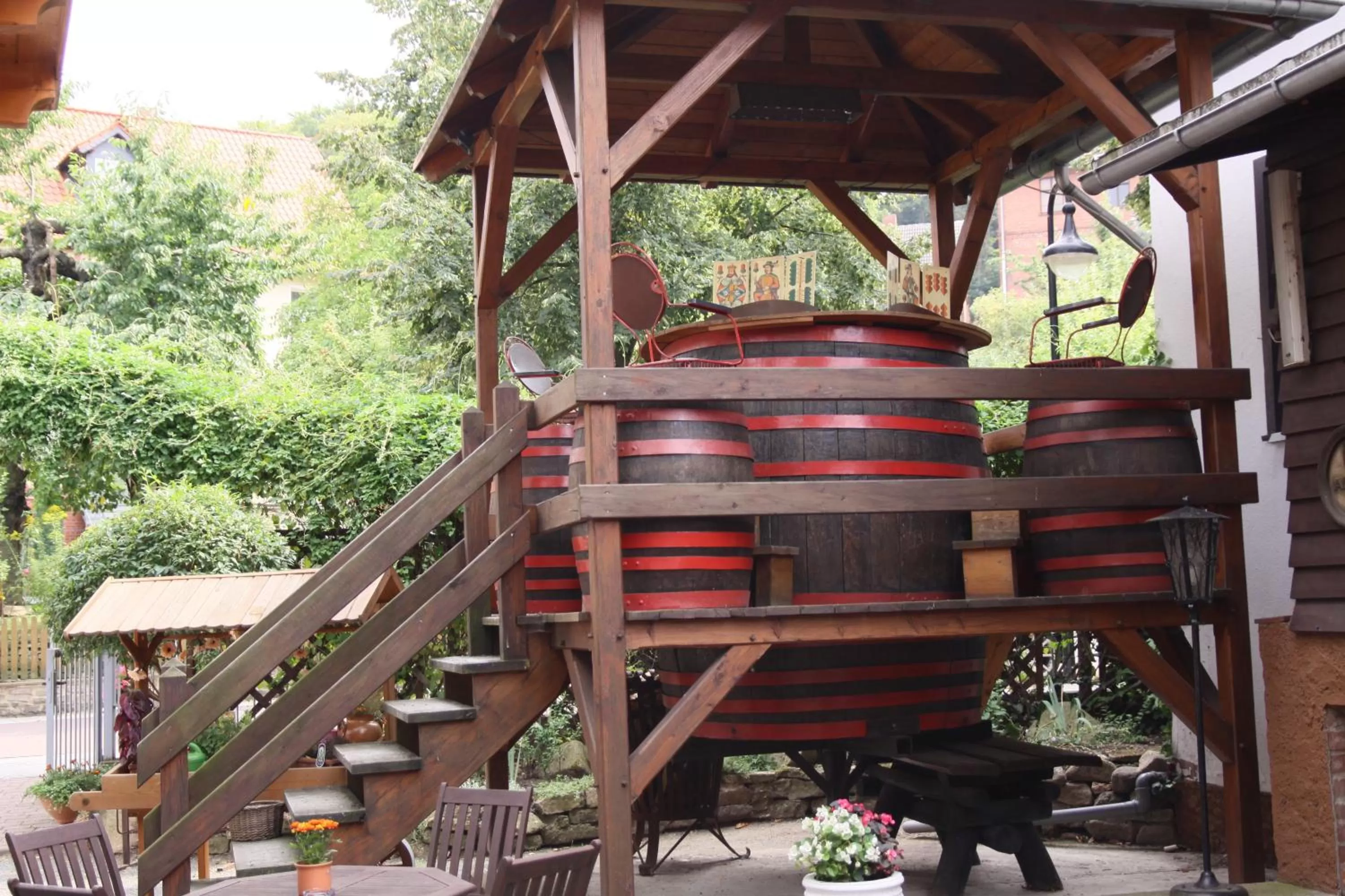 Garden in Haus Kehrwieder - Hotel am Kur-Café