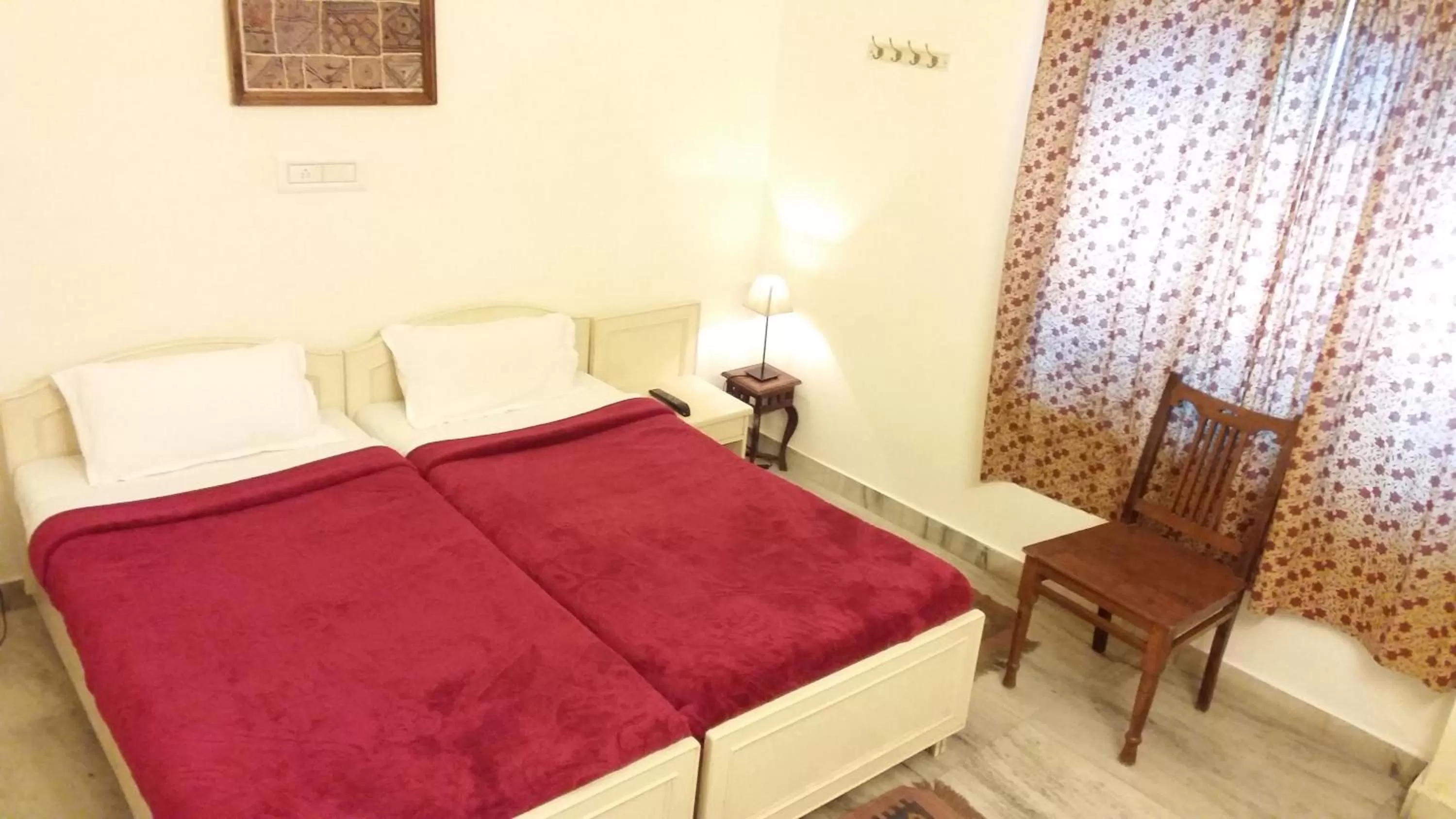 Bed in Hotel Pratap Bhawan