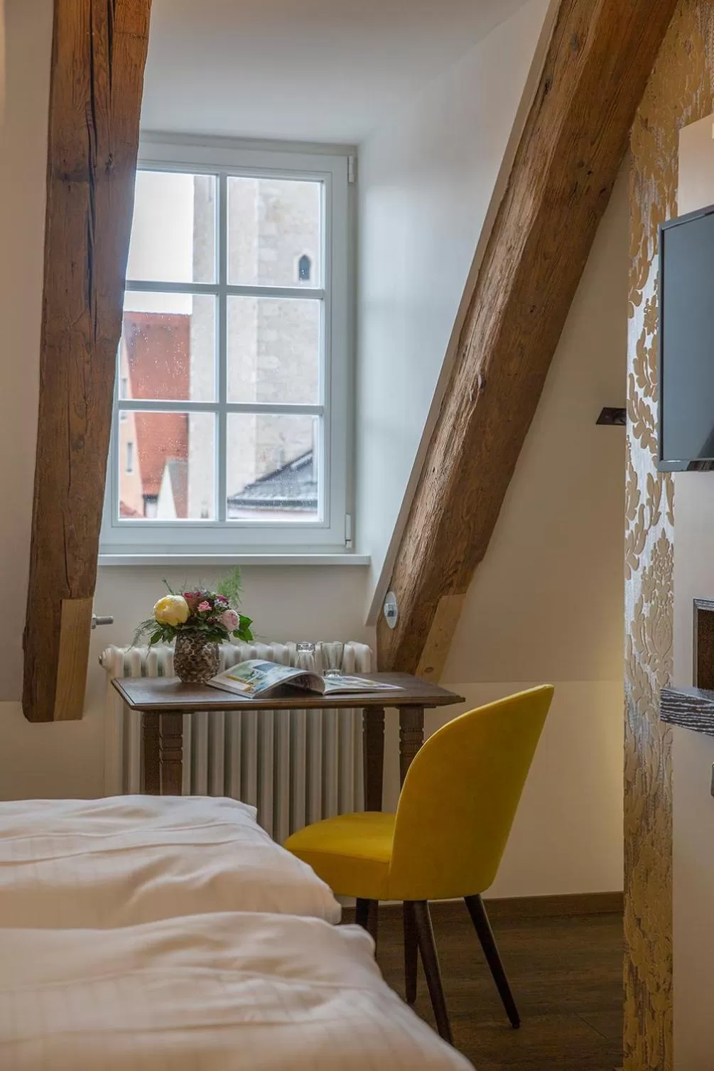 Seating area, Bed in Altstadthotel der Patrizier