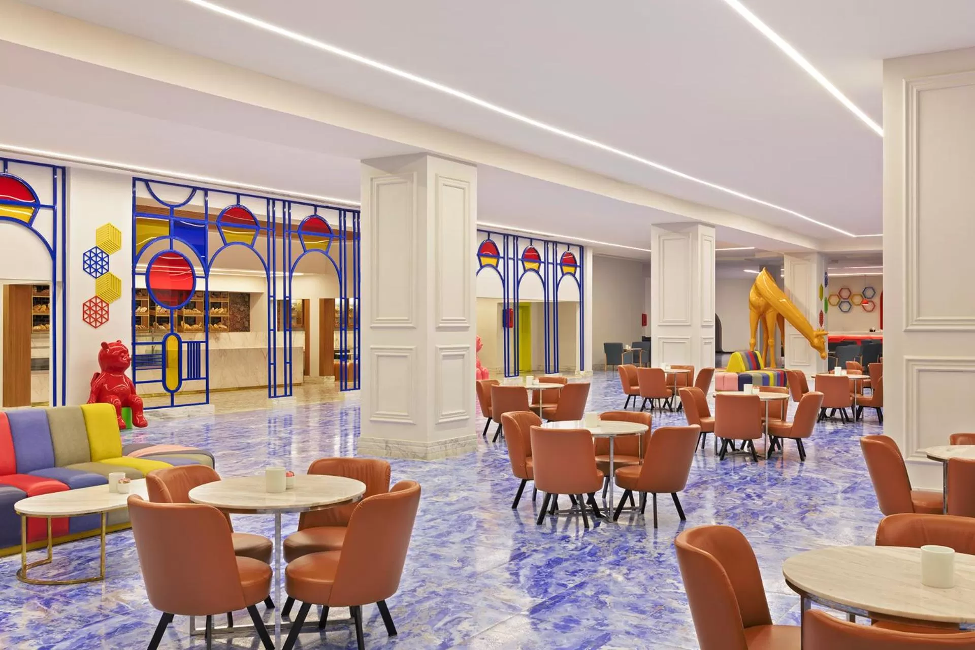 Lounge or bar in Neverland City Hurghada - Pickalbatros