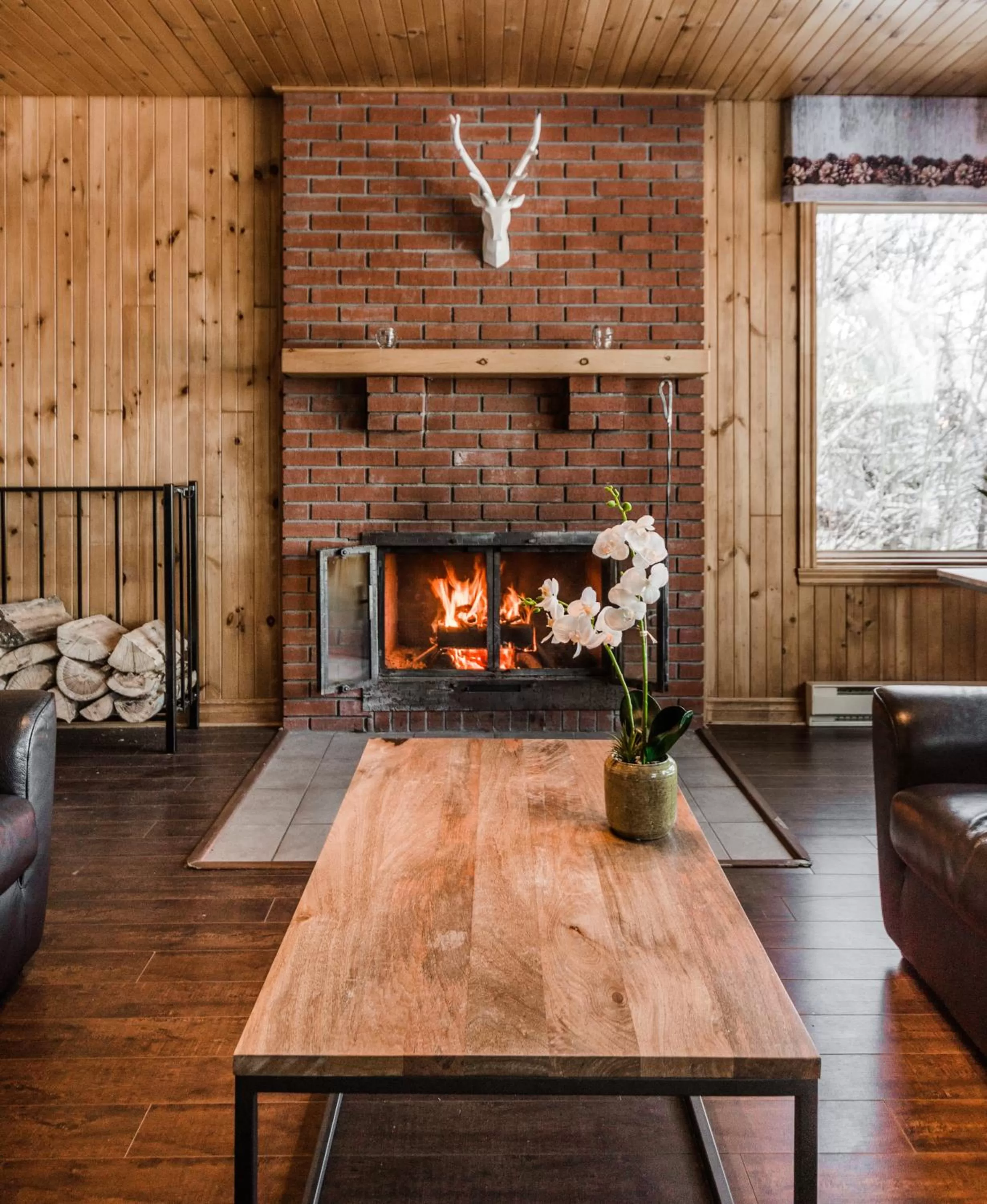 Living room in Auberge du Lac-à-l'Eau-Claire