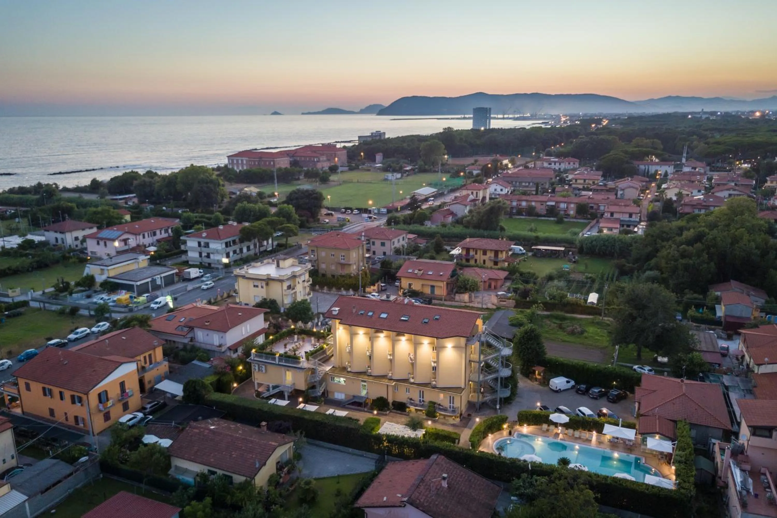 Bird's eye view in Hotel Villa Tiziana