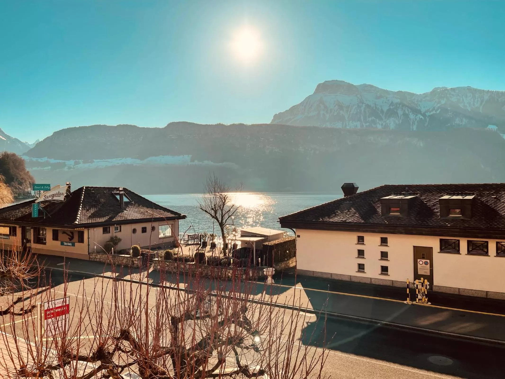 View (from property/room) in Seehotel Riviera at Lake Lucerne
