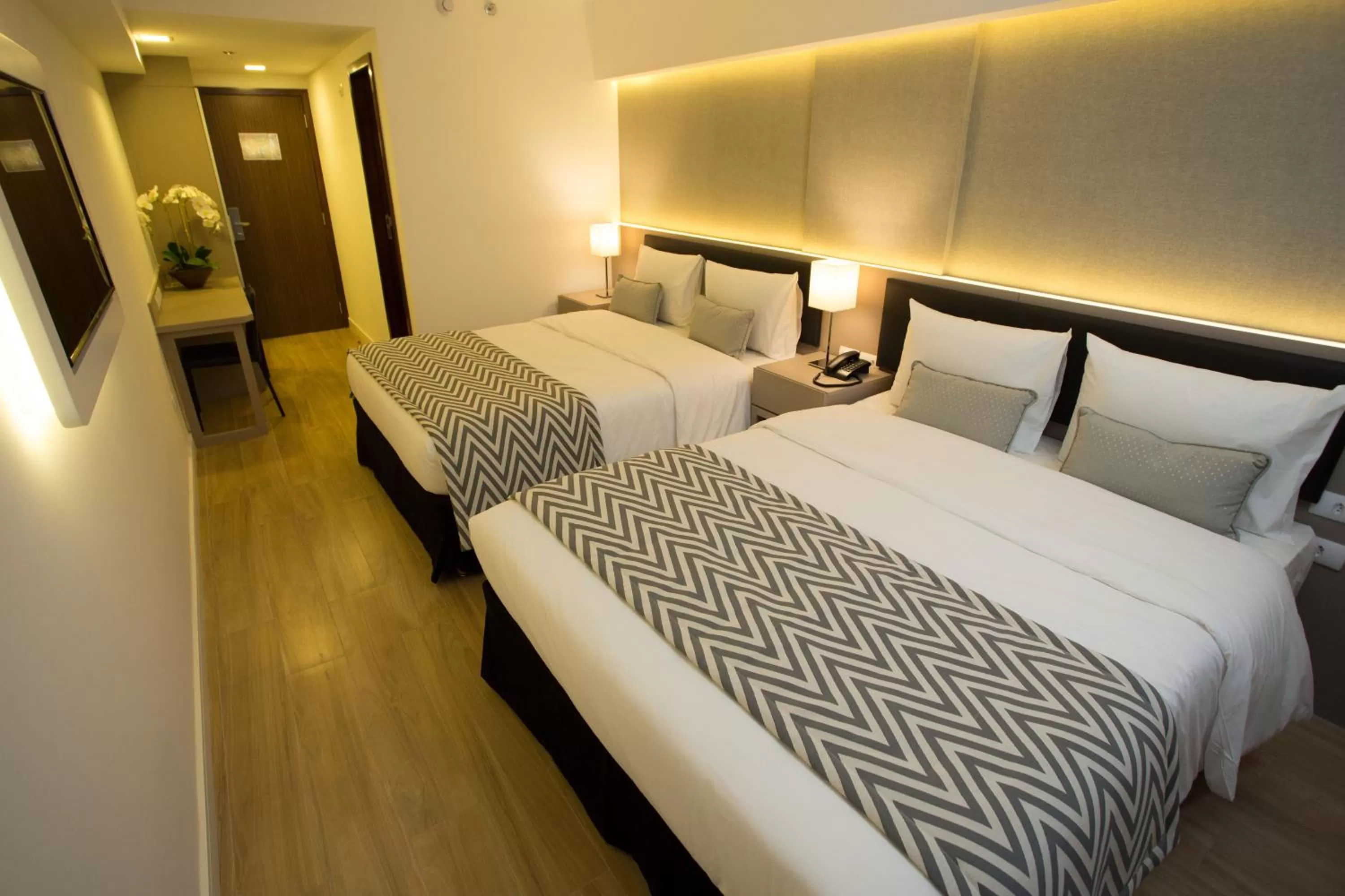 Bed in Royal Regency Palace Hotel