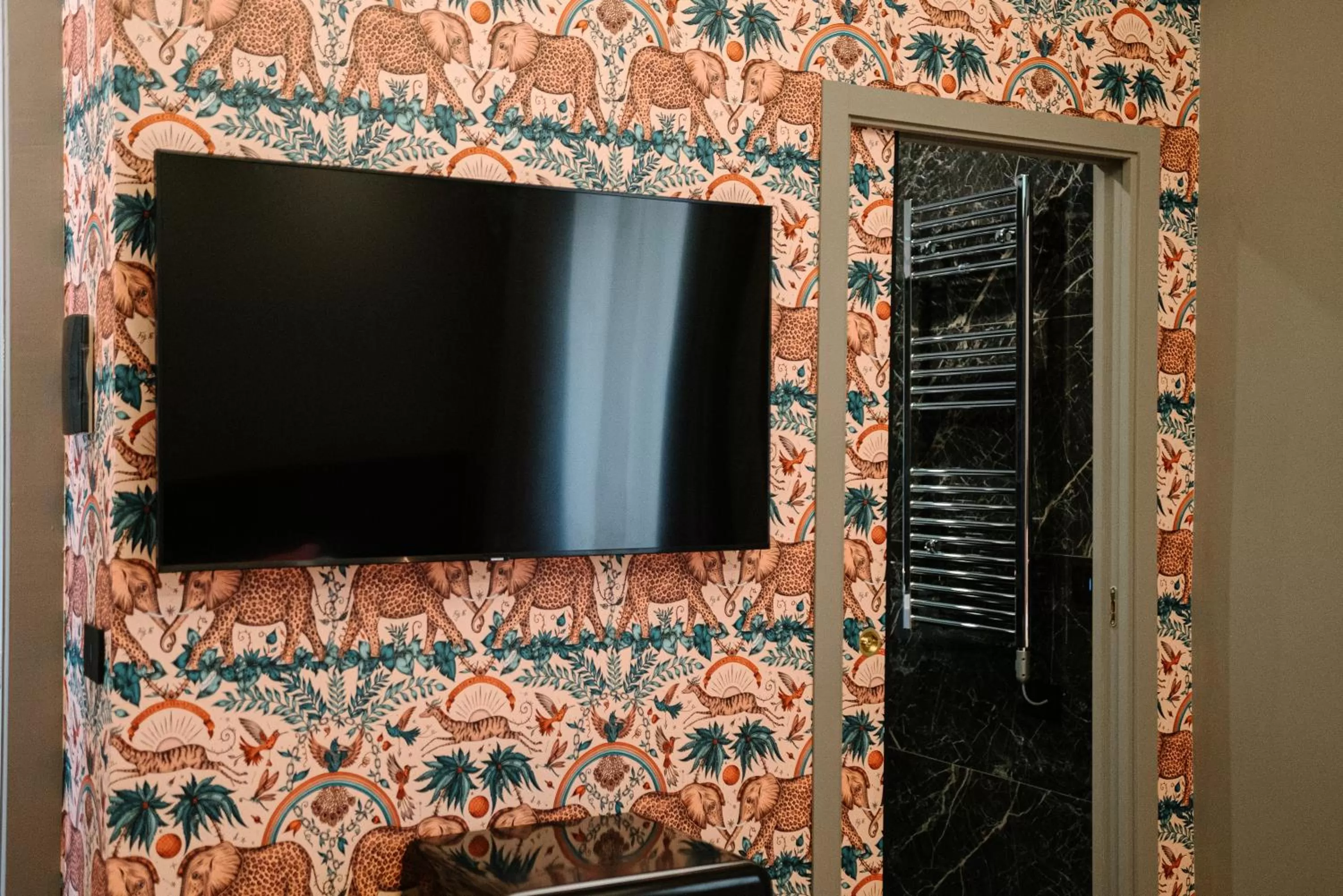 TV and multimedia in Aron Only Suites Bed and Breakfast