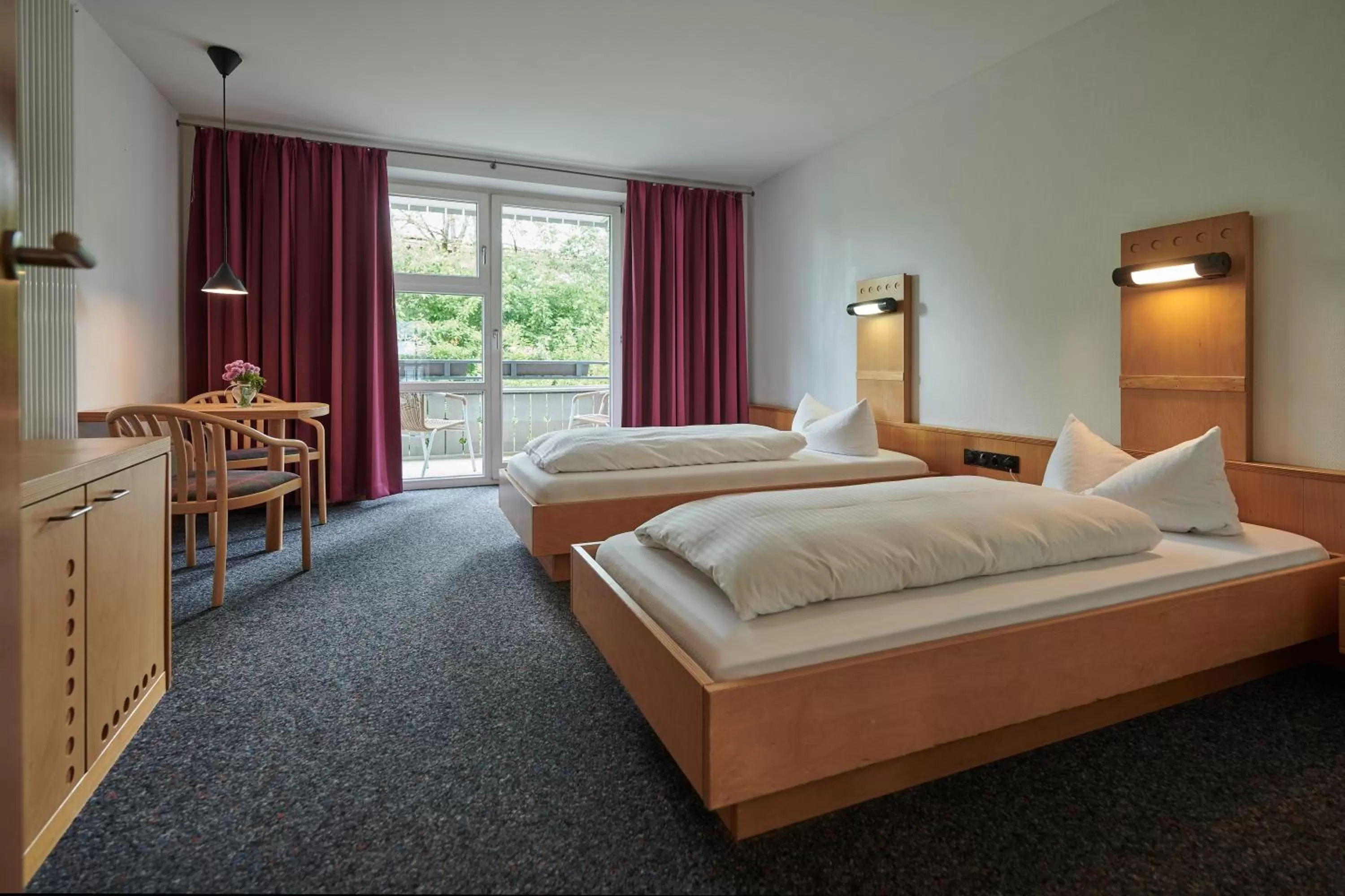 Photo of the whole room, Bed in Hotel Bannwaldsee