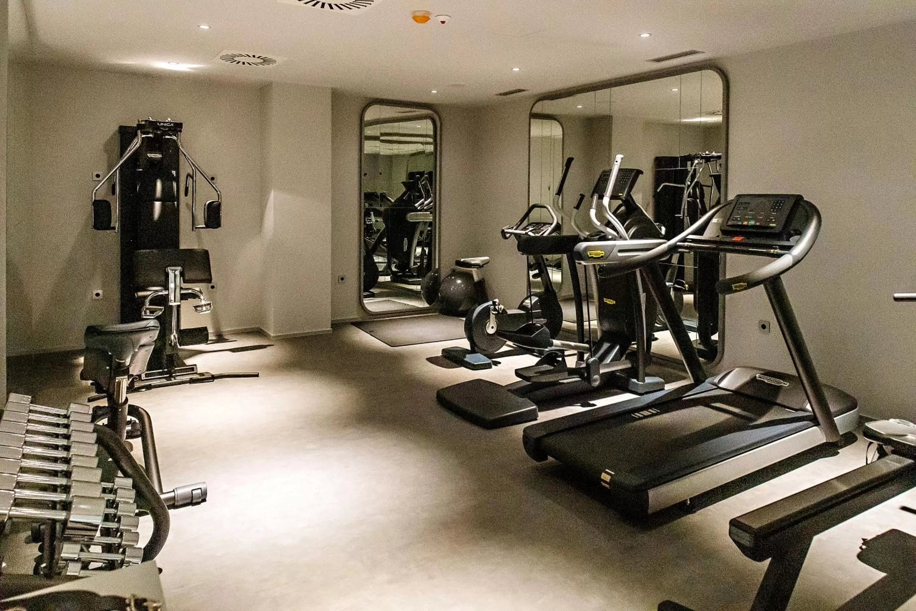 Fitness centre/facilities in Bled Rose Hotel