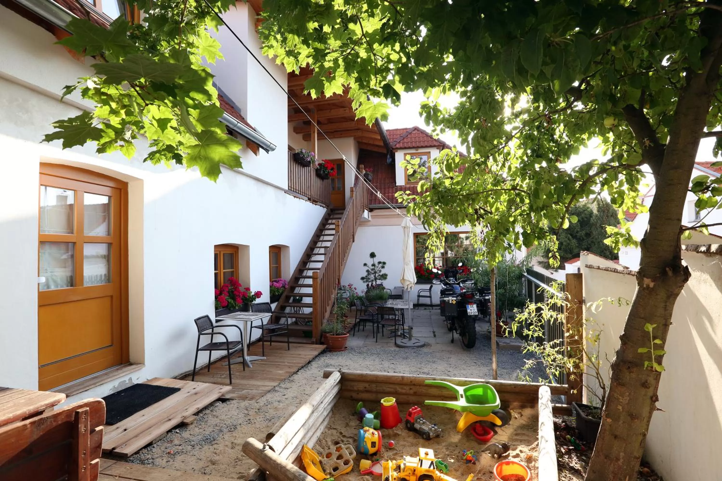 Patio in Apartmány Malý mnich