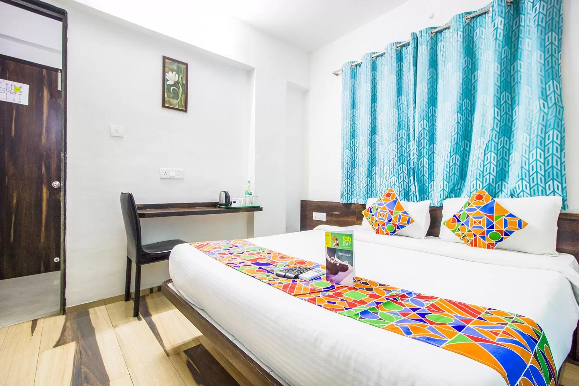 Bedroom, Bed in FabHotel Pruthamesh Pride