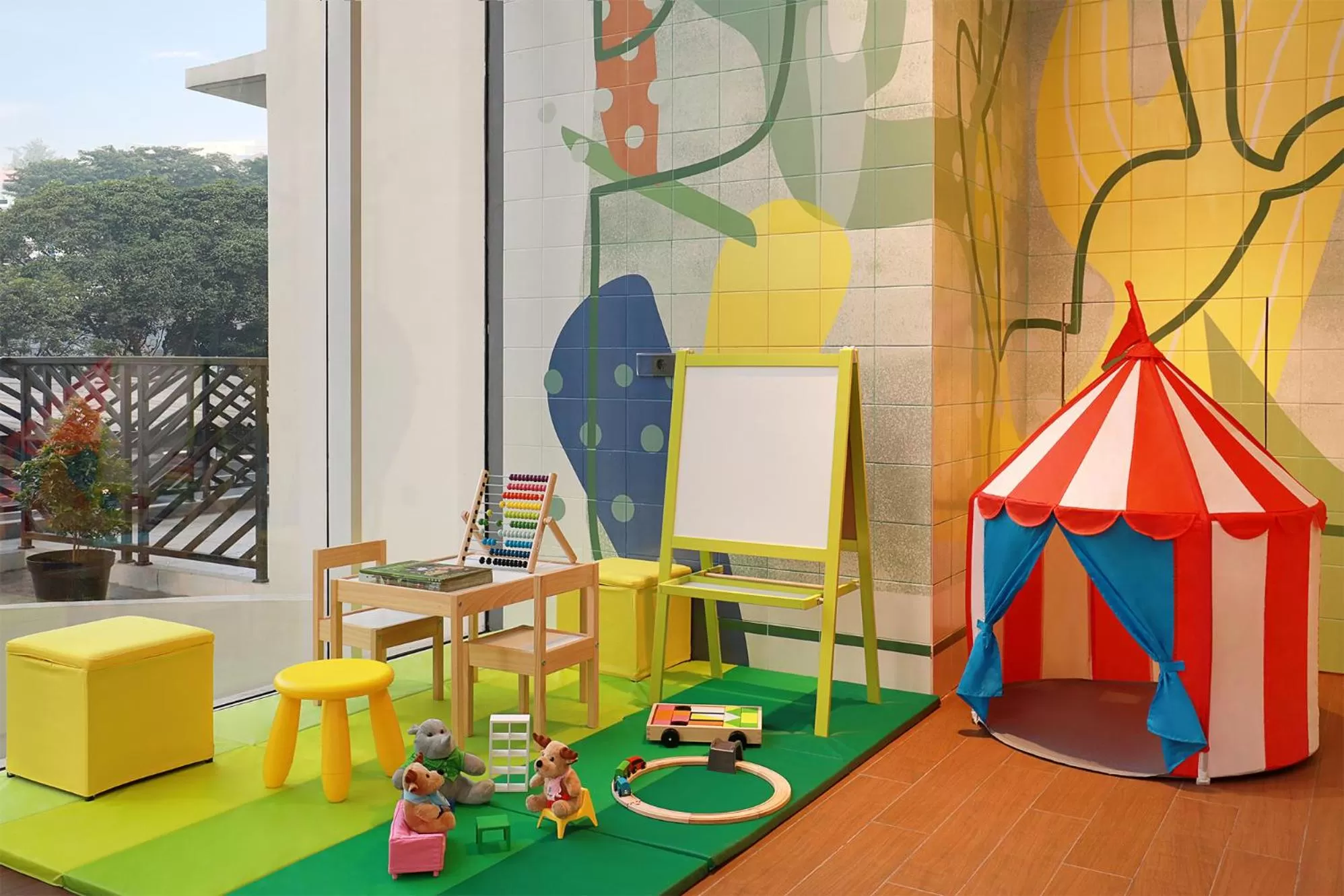 Children play ground in ibis Styles Jakarta Simatupang