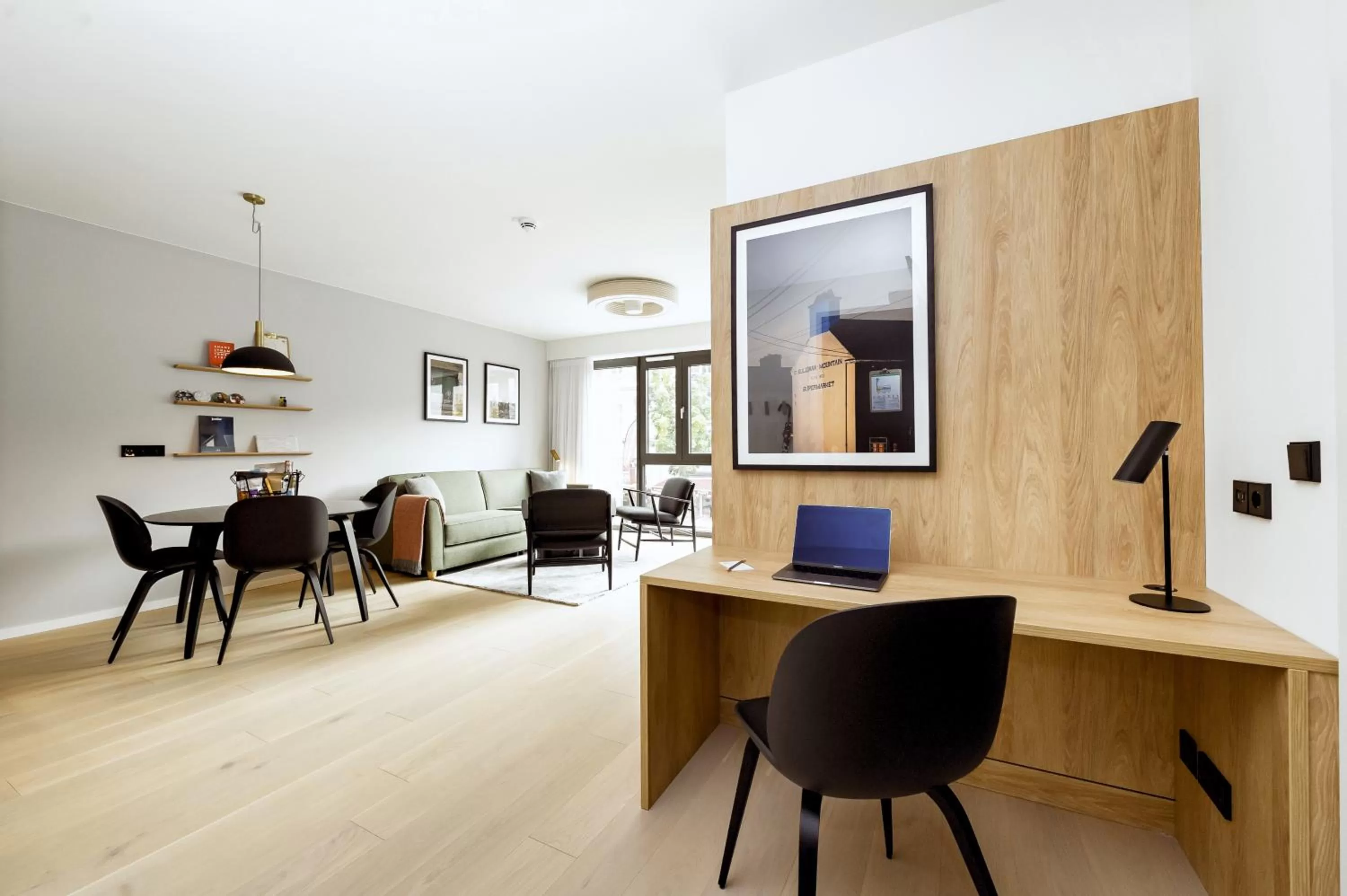 Living room in Wilde Aparthotels Berlin, Checkpoint Charlie