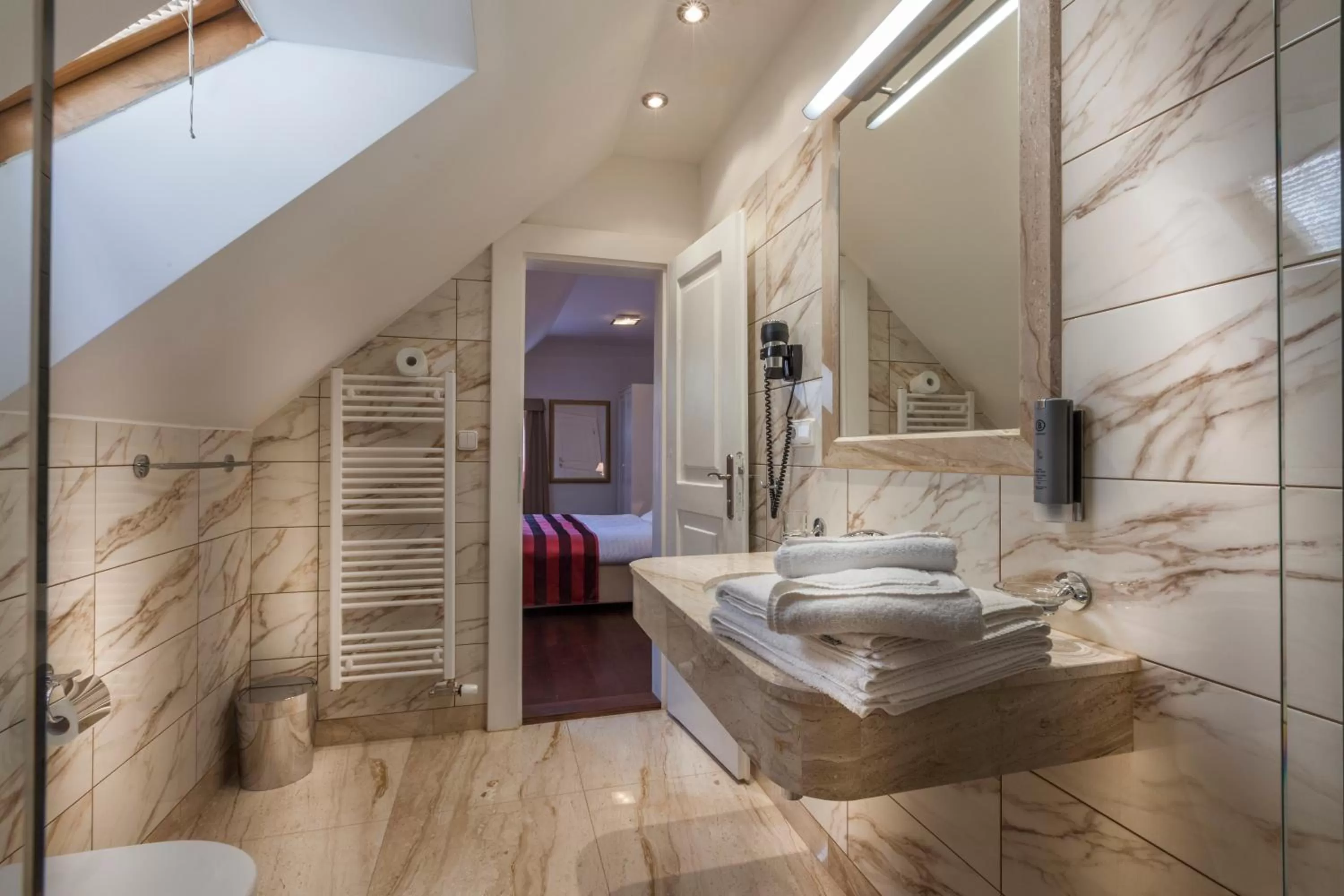 Bathroom in Little King Hotel U Malvaze