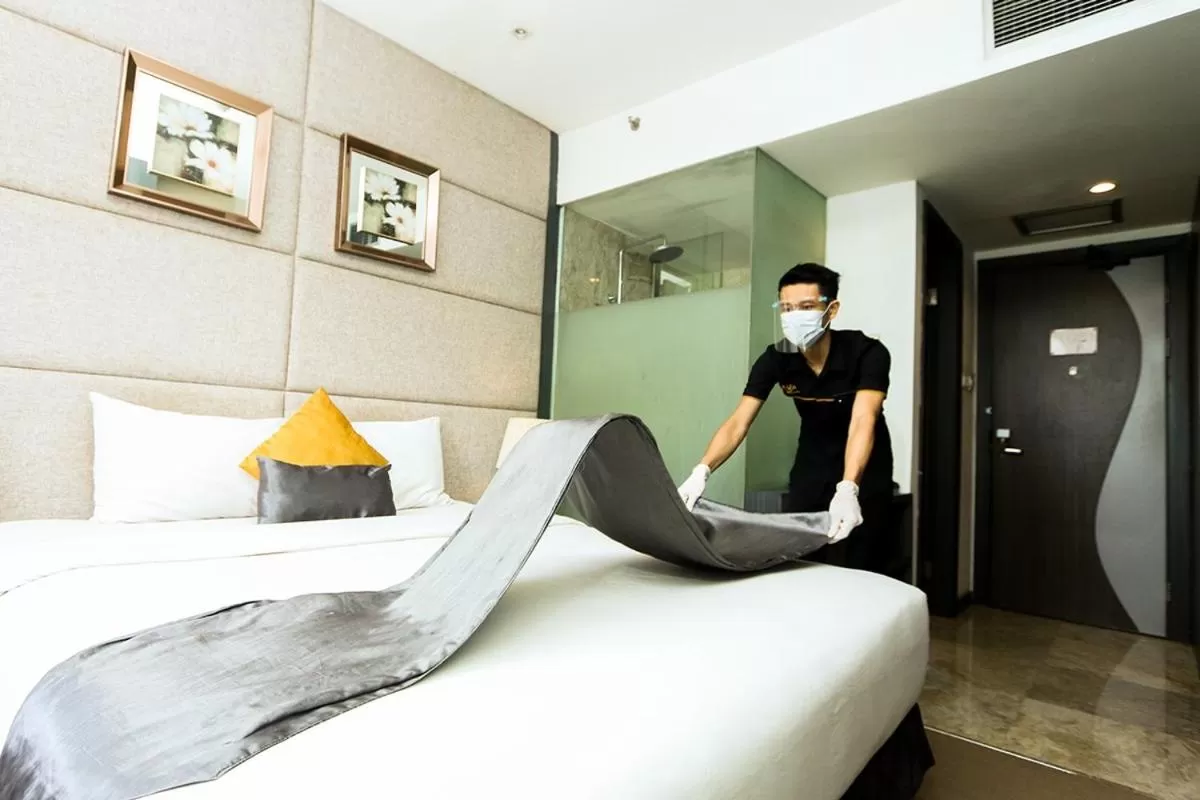 Bed in Serela Merdeka by KAGUM Hotels