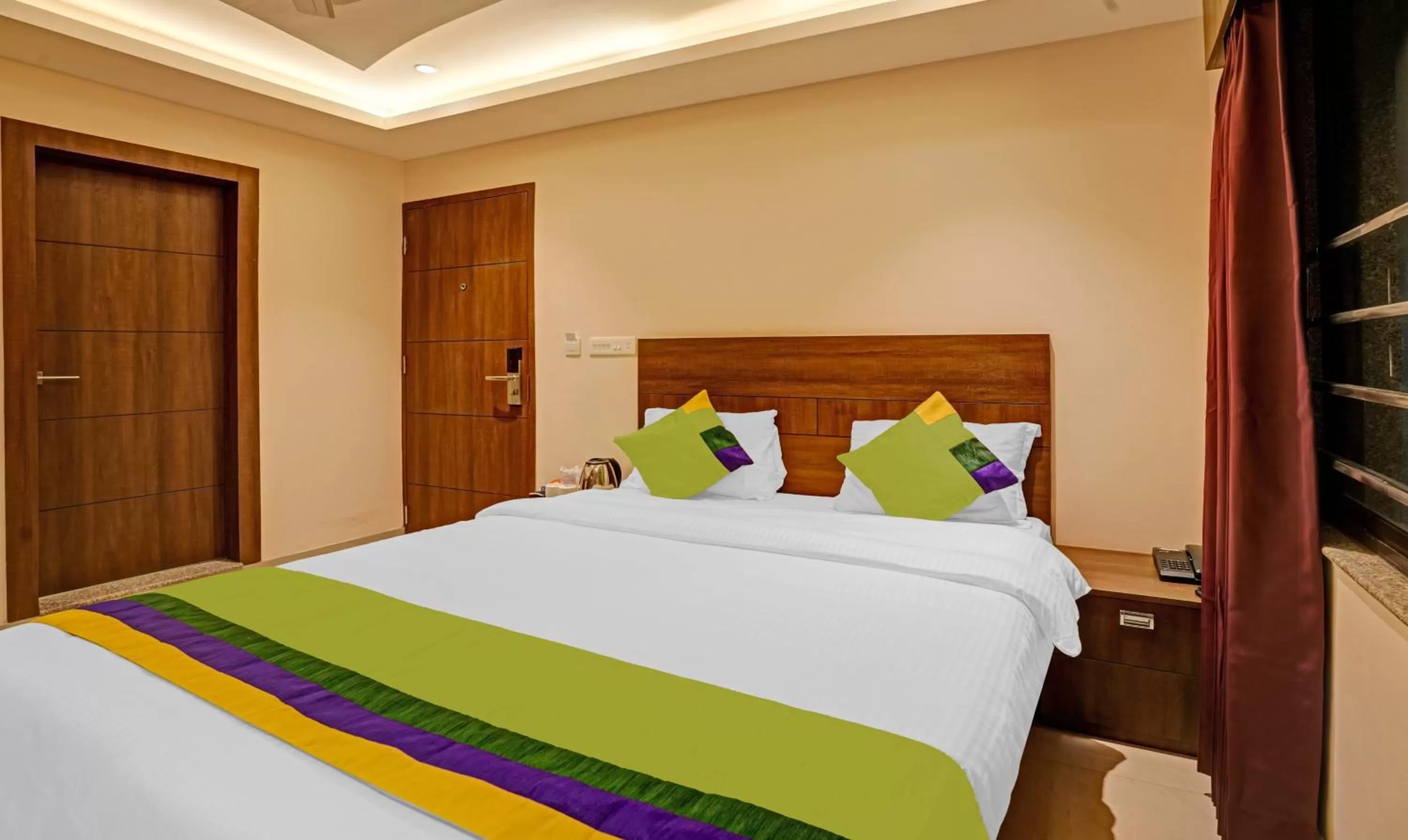 Bedroom, Bed in Treebo Indrapuri Hotel & Resort, Siliguri Junction