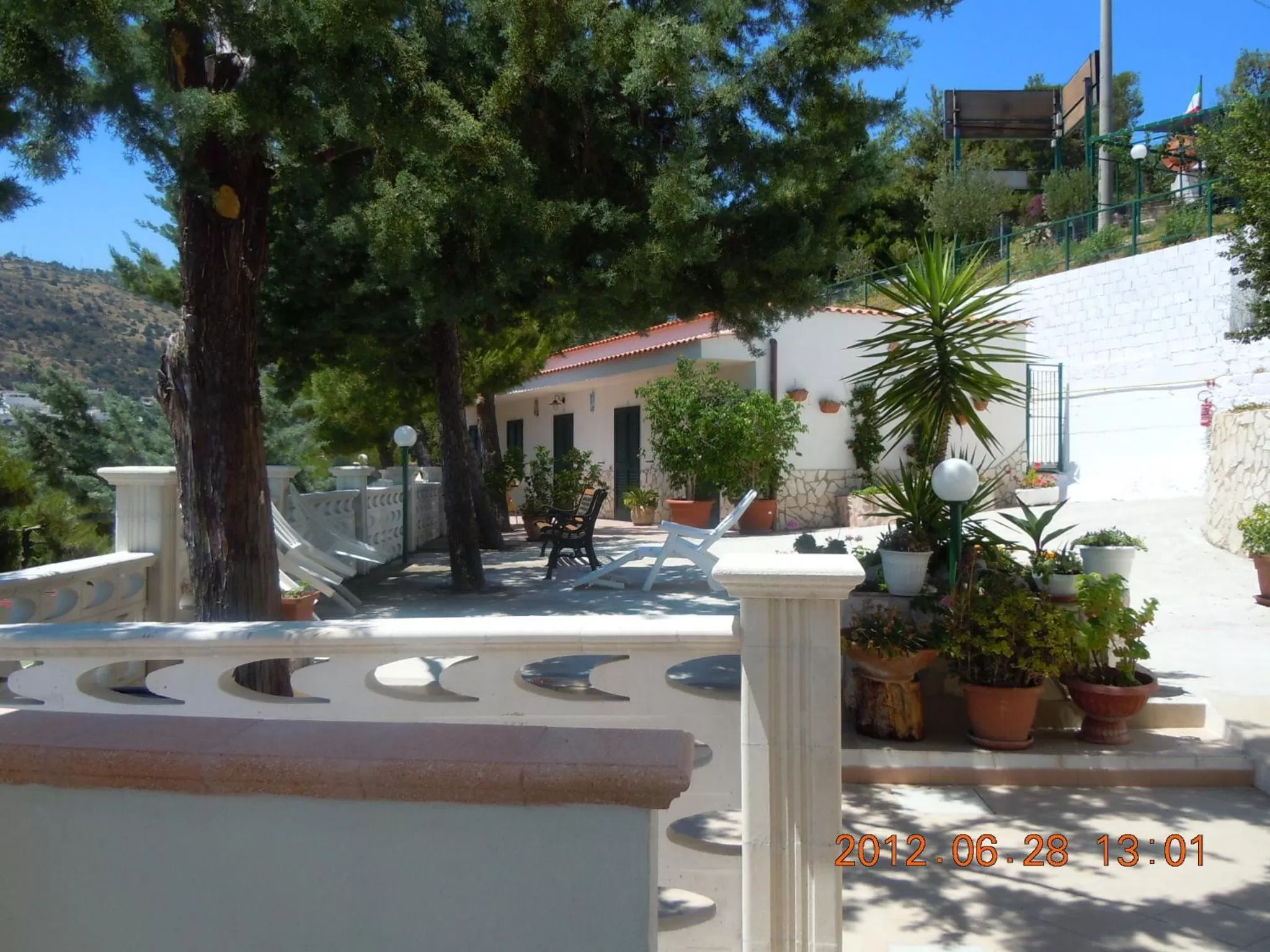 Patio in Pensione San Michele