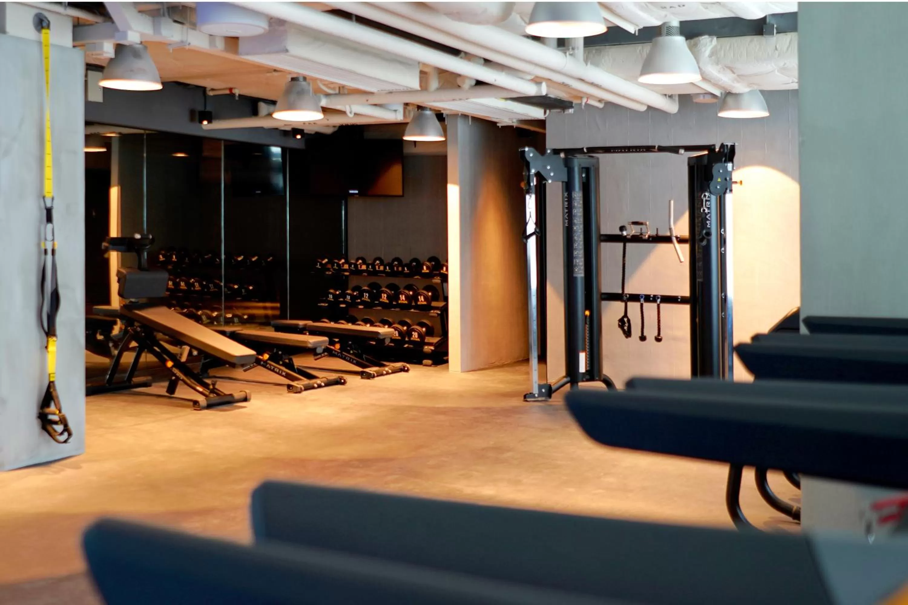 Fitness centre/facilities in the Arca
