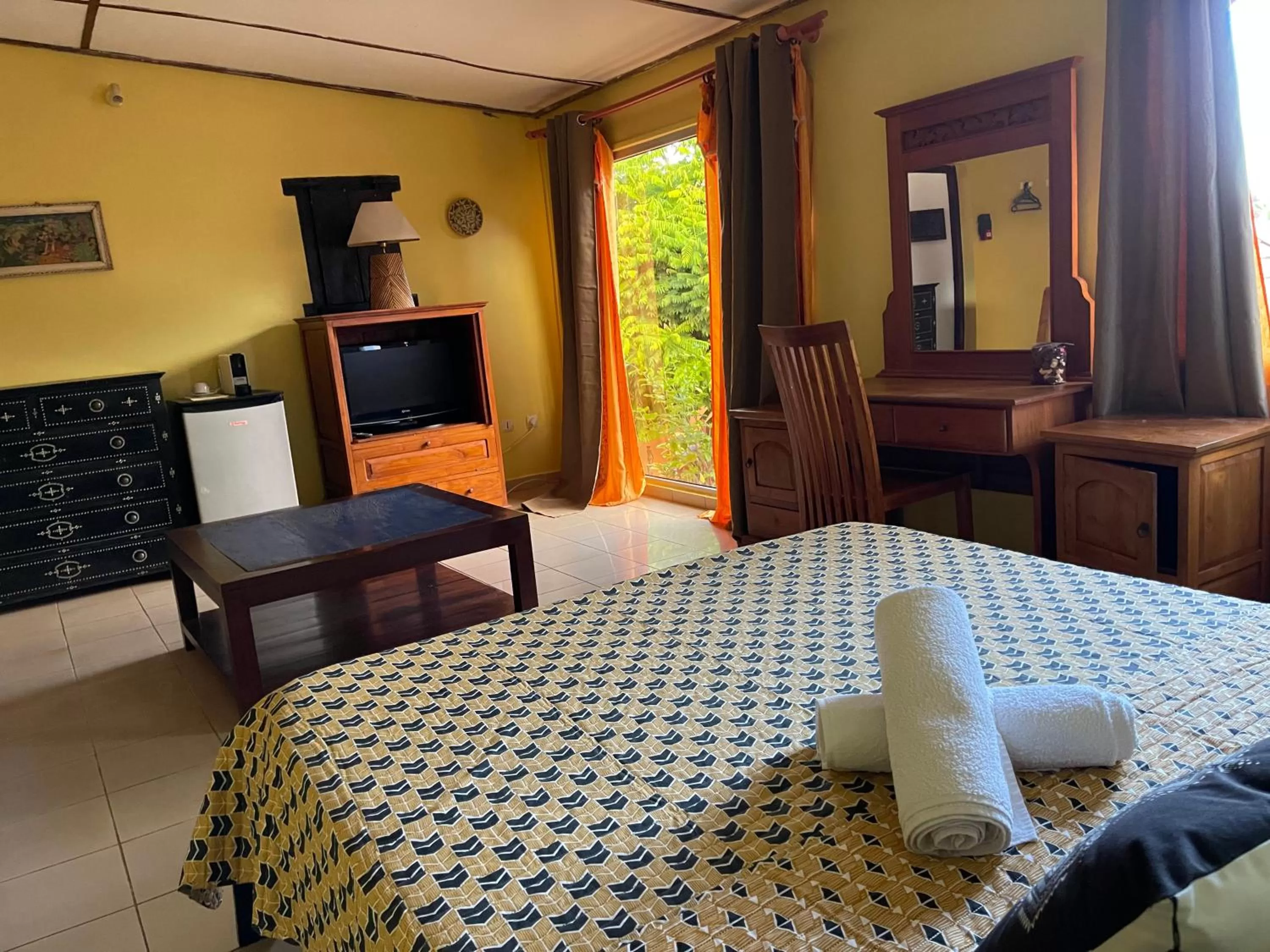 Bed in Le Passamainty Lodge