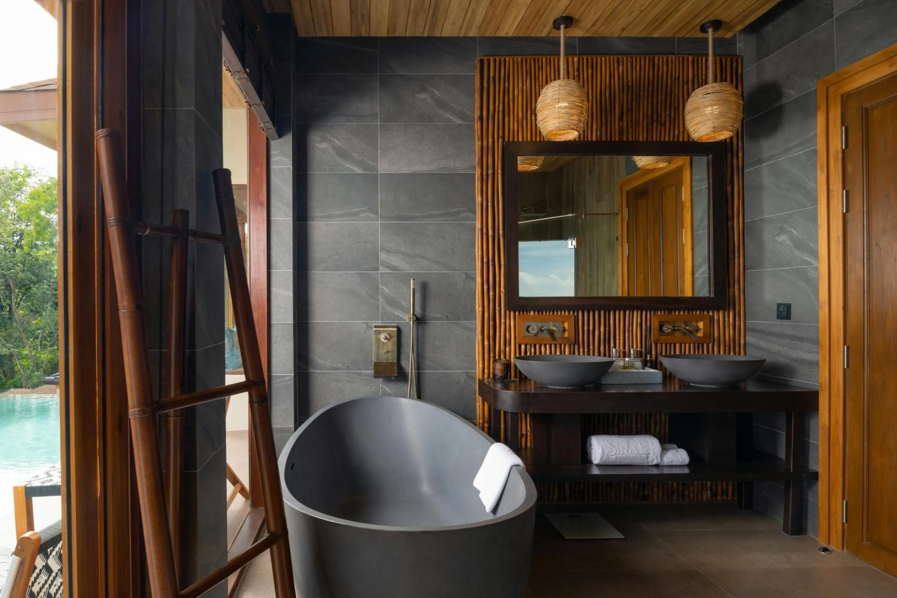 Bathroom in SINAE Phuket Luxury Hotel