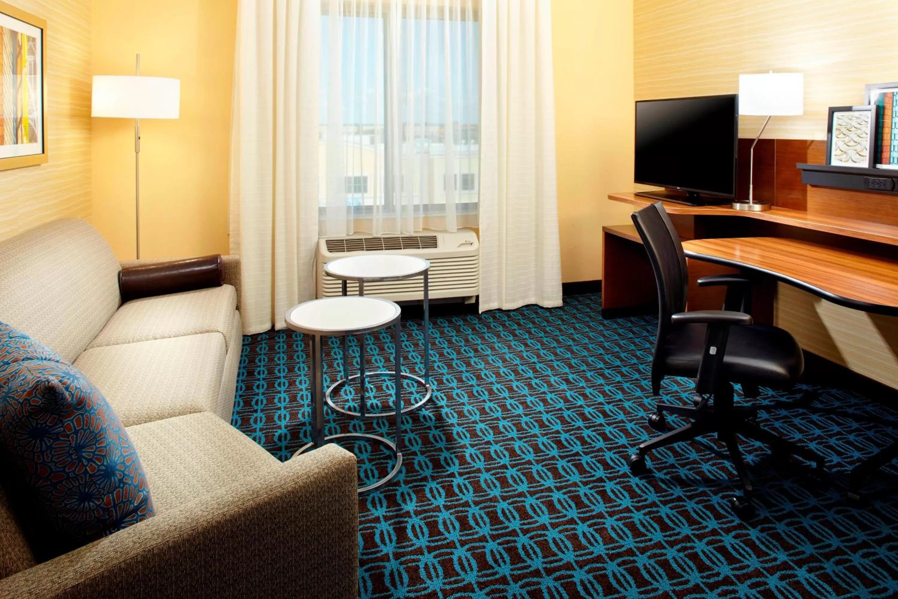 King Suite with Sofa Bed - Hearing Accessible in Fairfield by Marriott Inn & Suites Wheeling at The Highlands