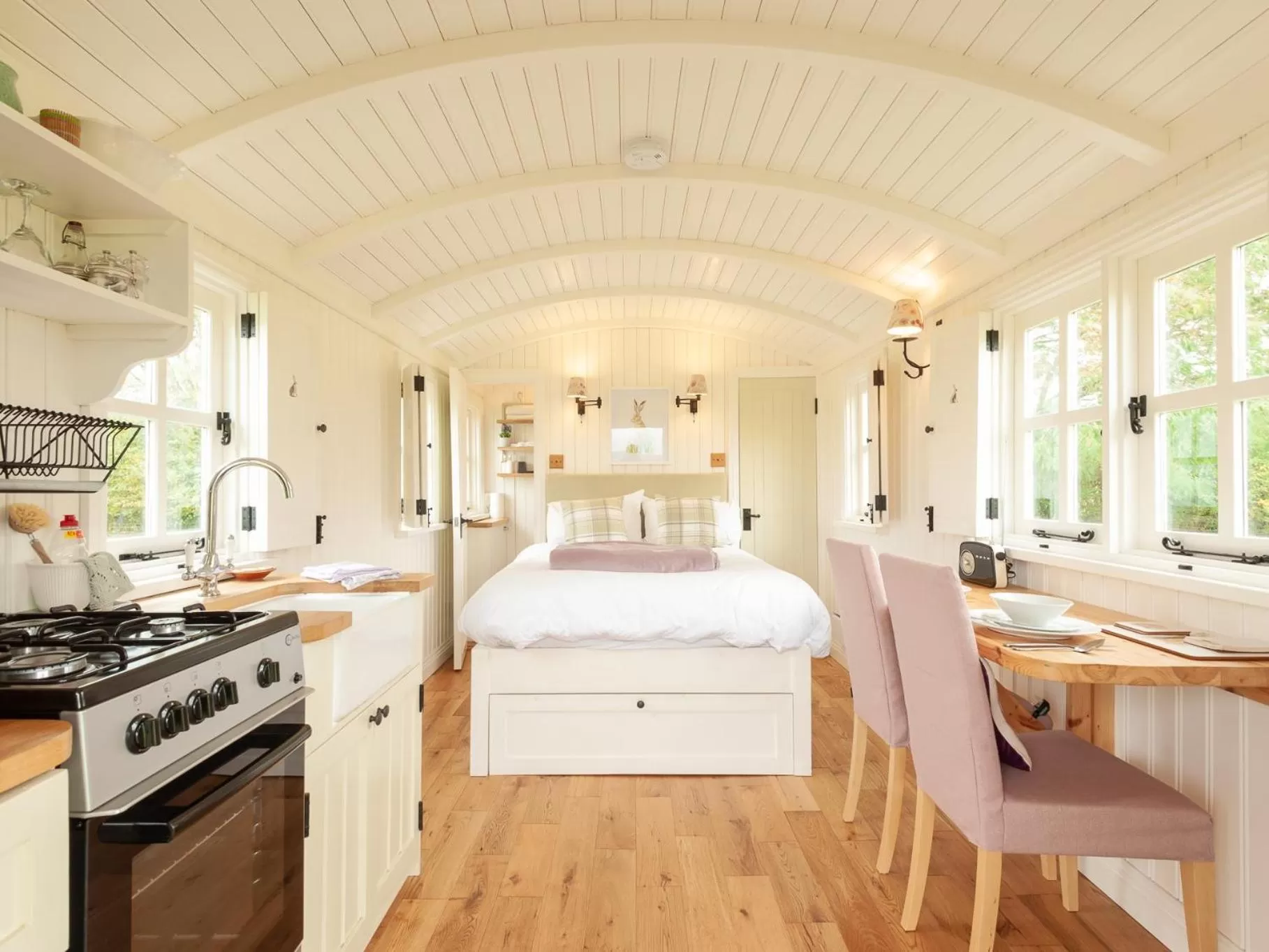 Bedroom, Bed in Westfield House Farm