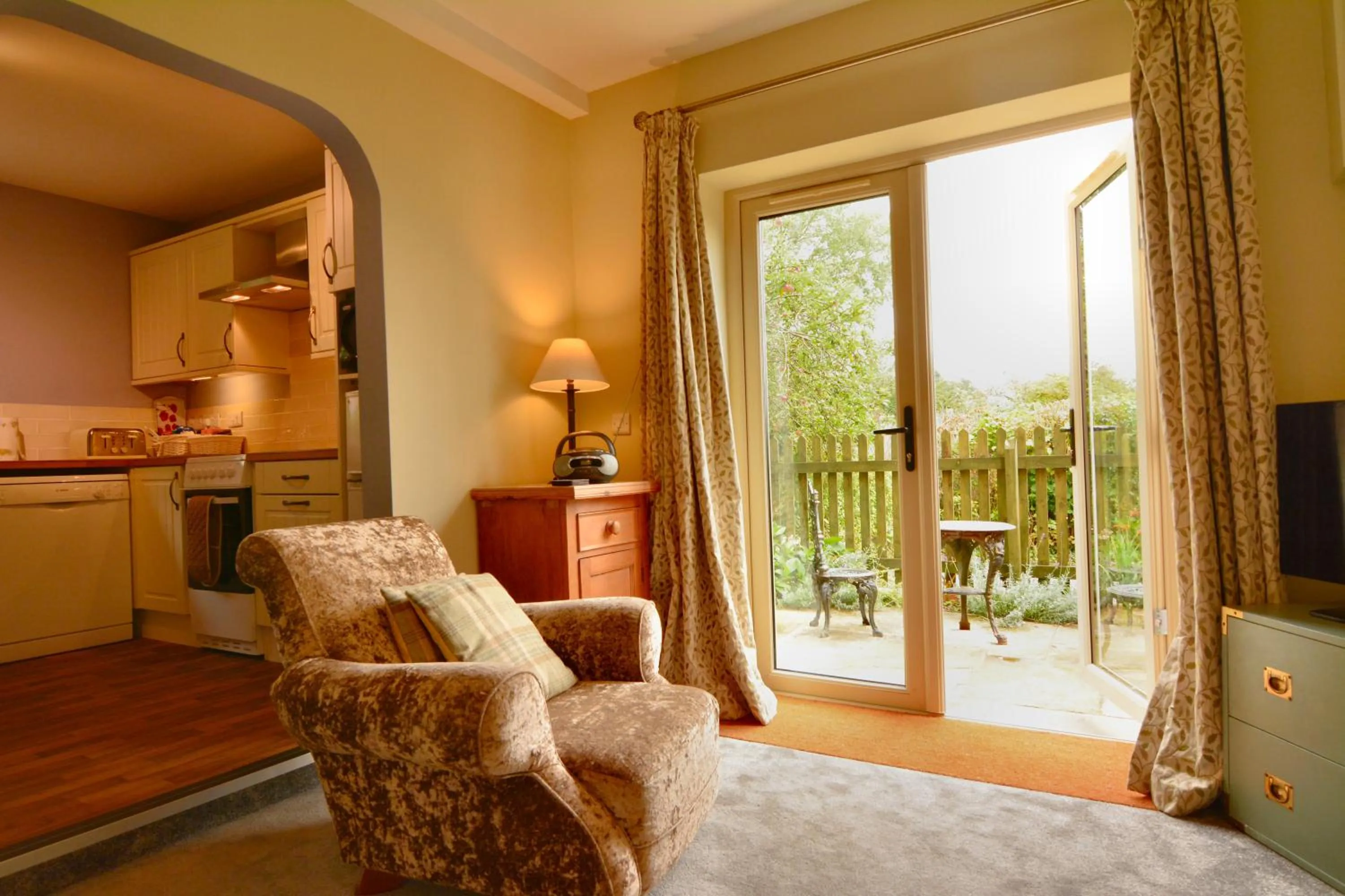 Garden in Pine Tree Lodge, Bridgnorth