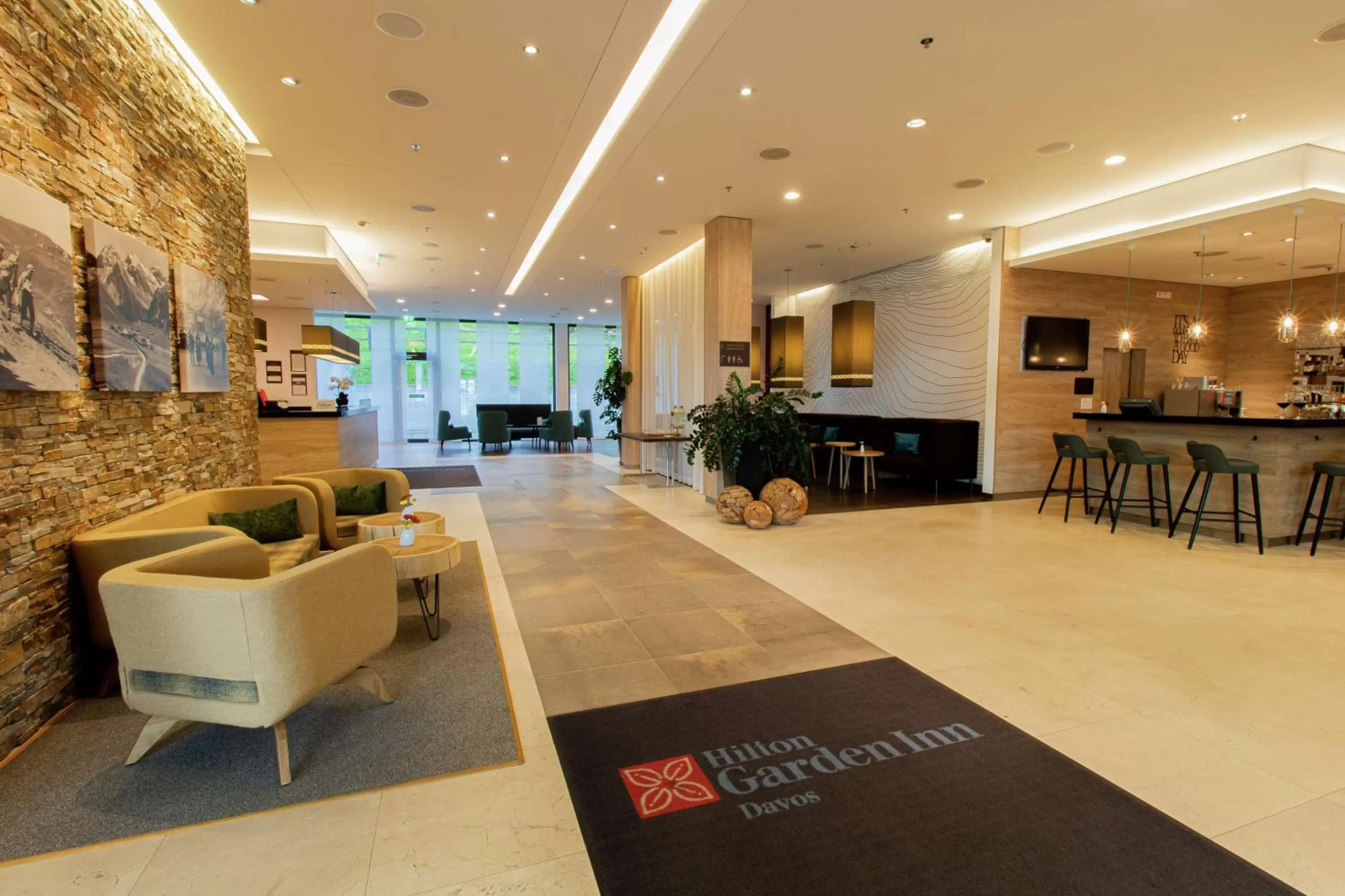 Lobby or reception in Hilton Garden Inn Davos