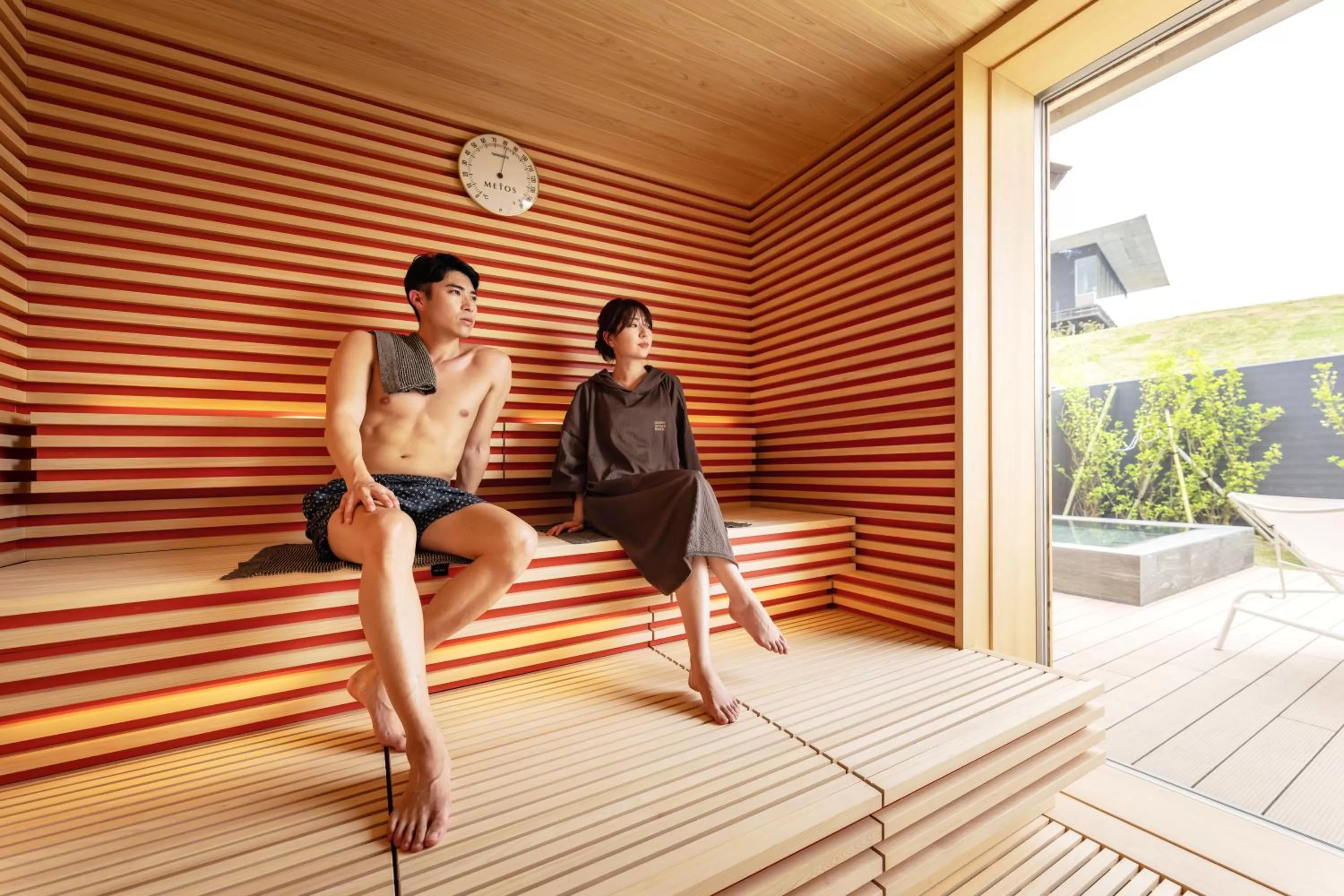 Sauna in Garden Terrace Nagasaki Hotels & Resorts