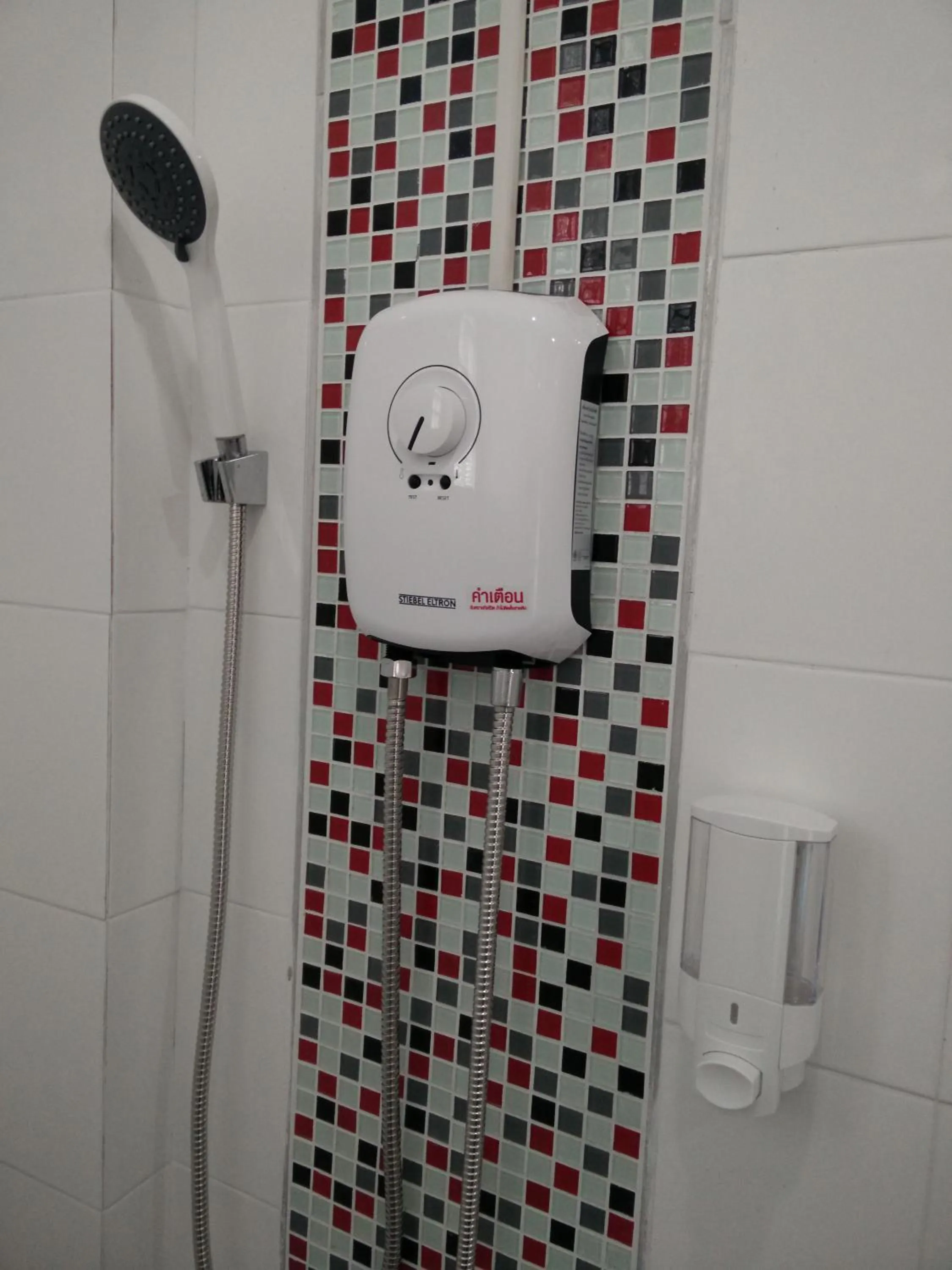 Shower in Vanilla Ville Resort