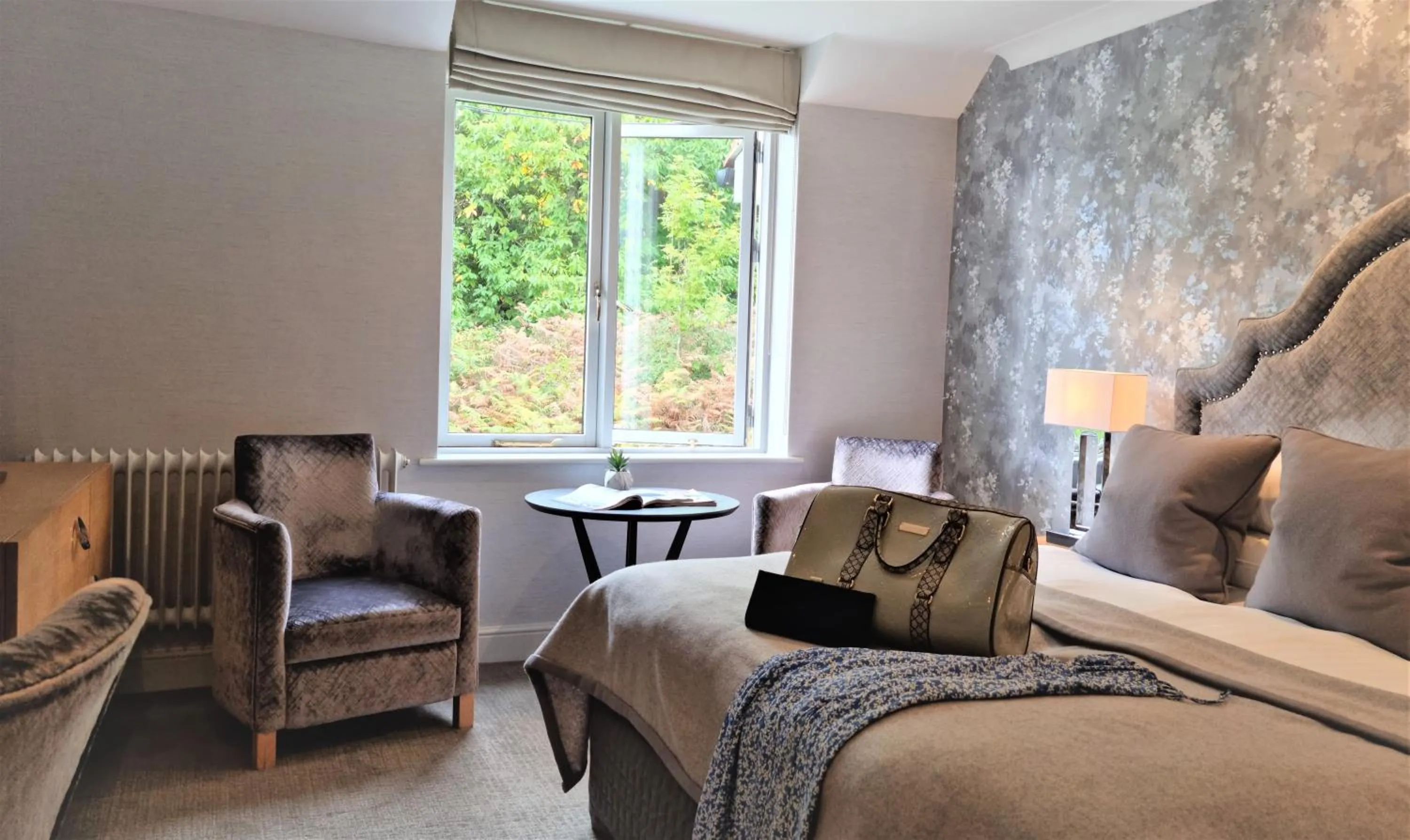Bed in Rowhill Grange Hotel & Utopia Spa
