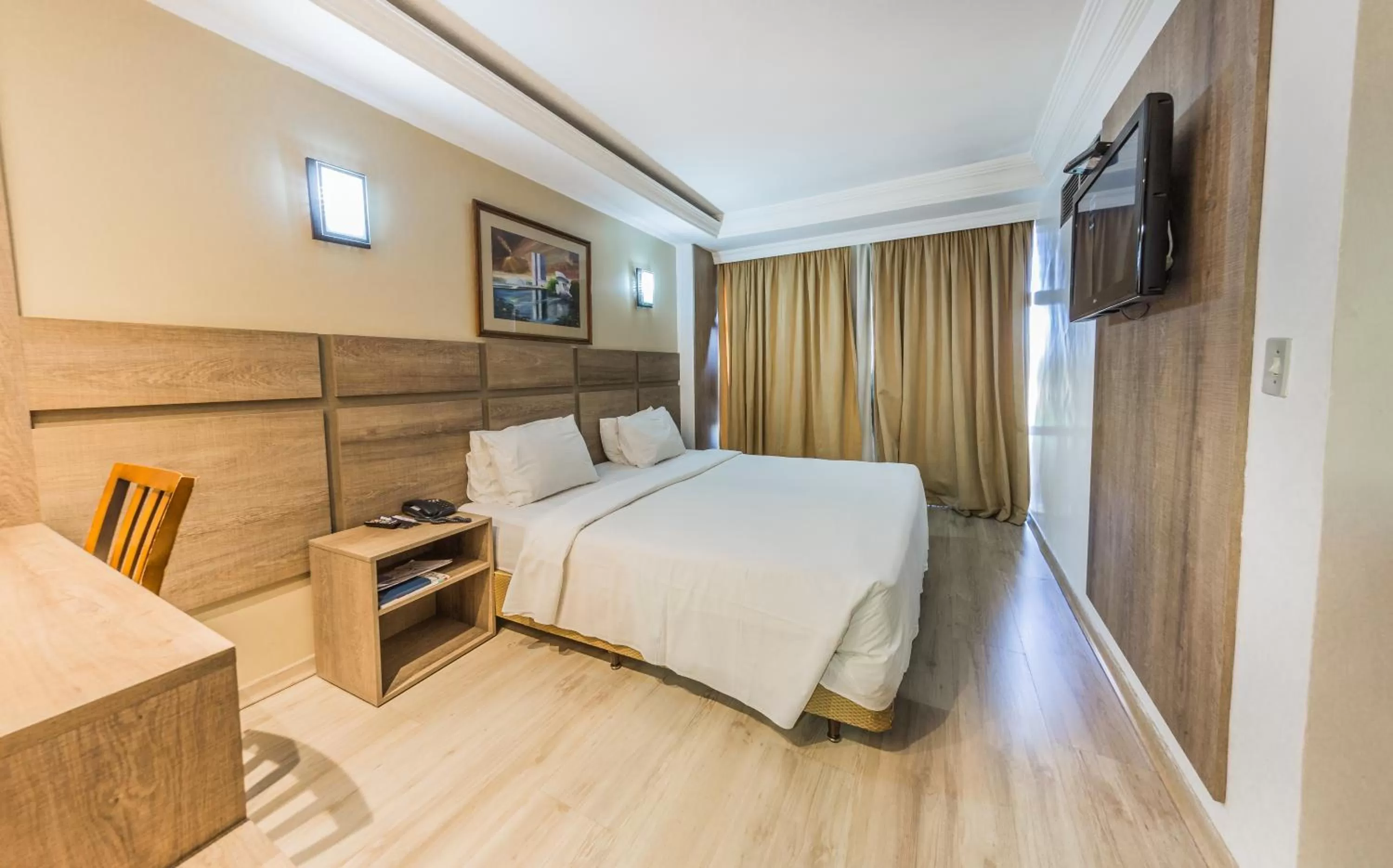 Bed in Phenícia Bittar Hotel