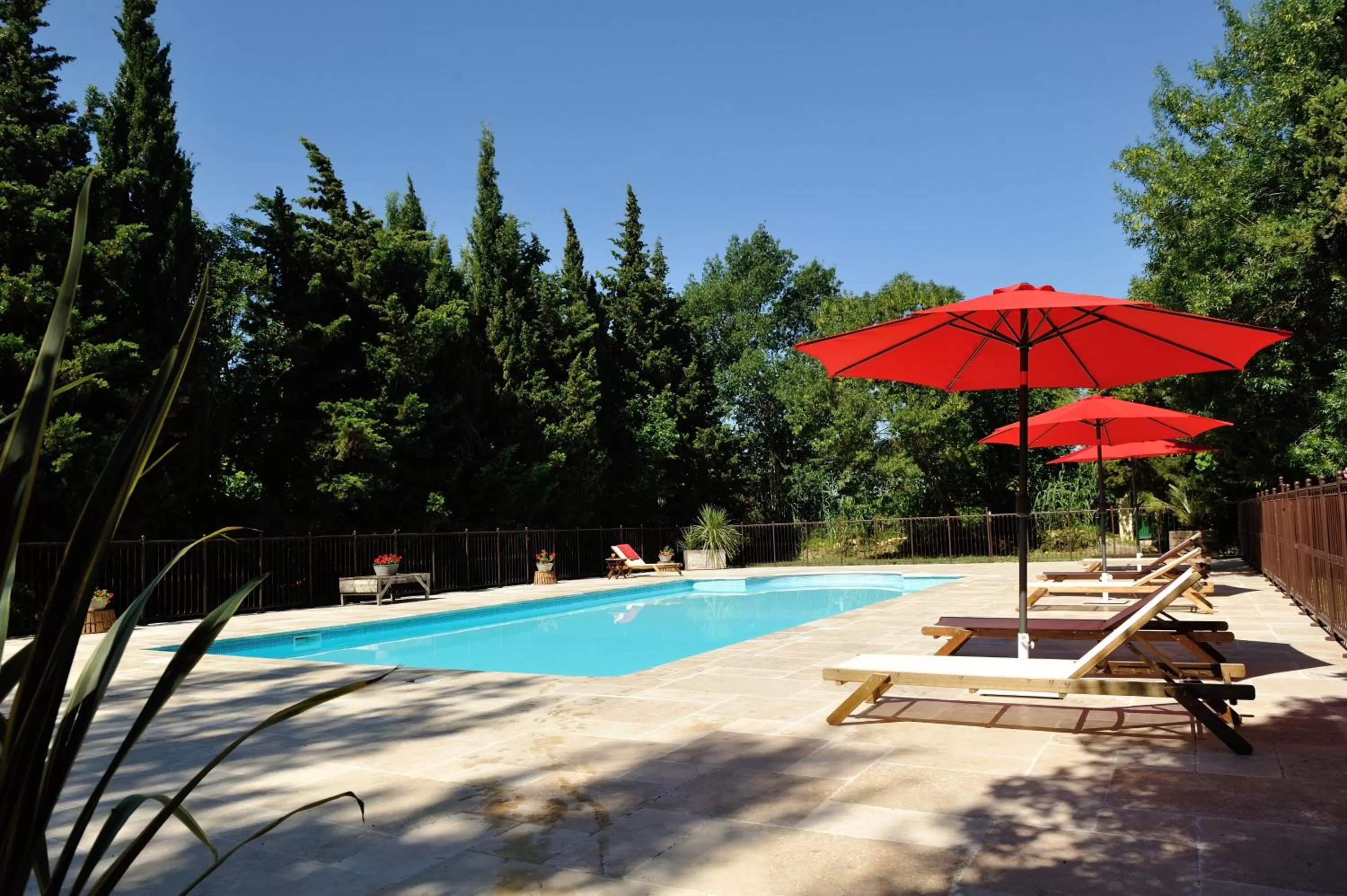 Swimming pool in Chambres d'Hotes Domaine des Machottes