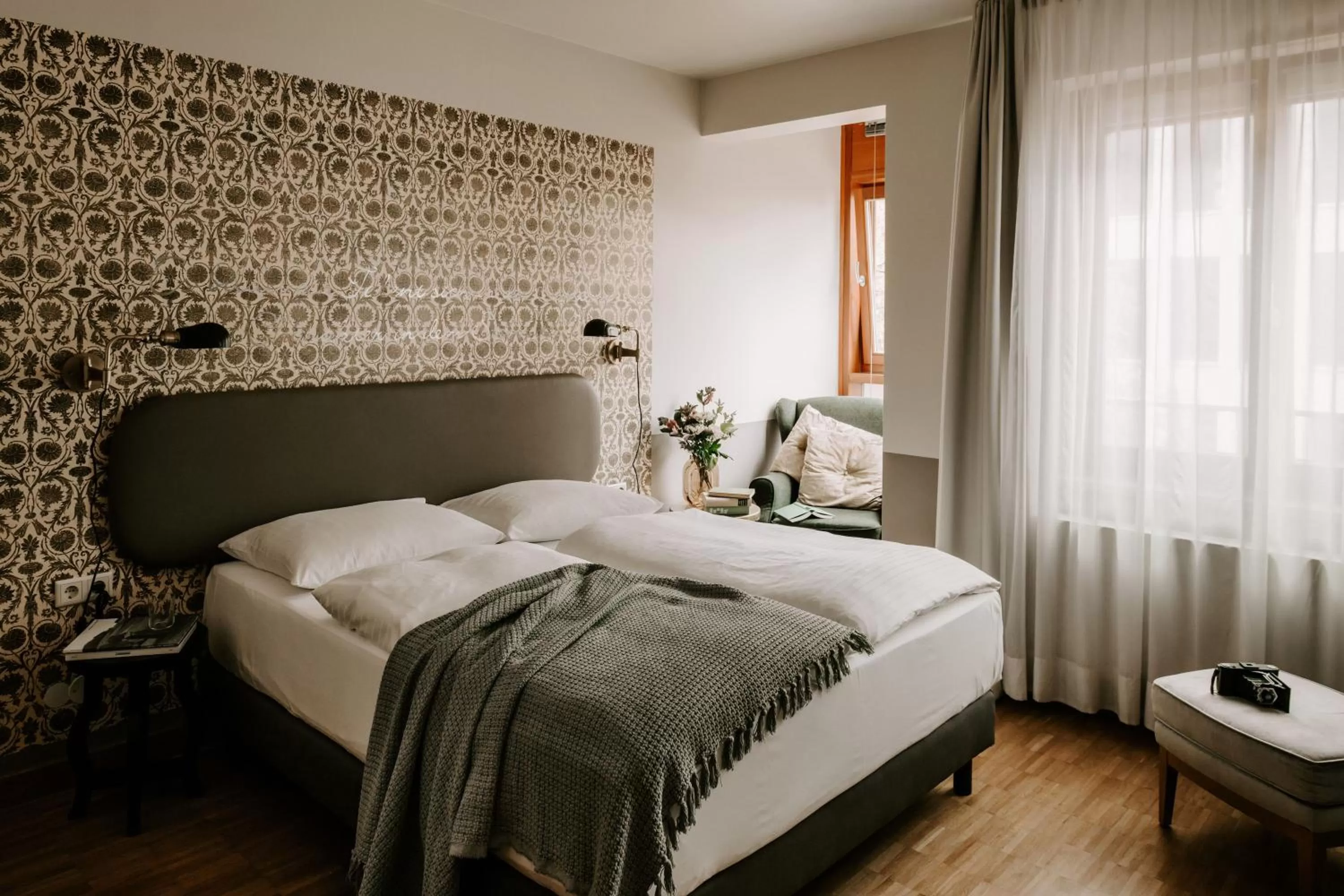 Bedroom, Bed in Townhouse Berlin