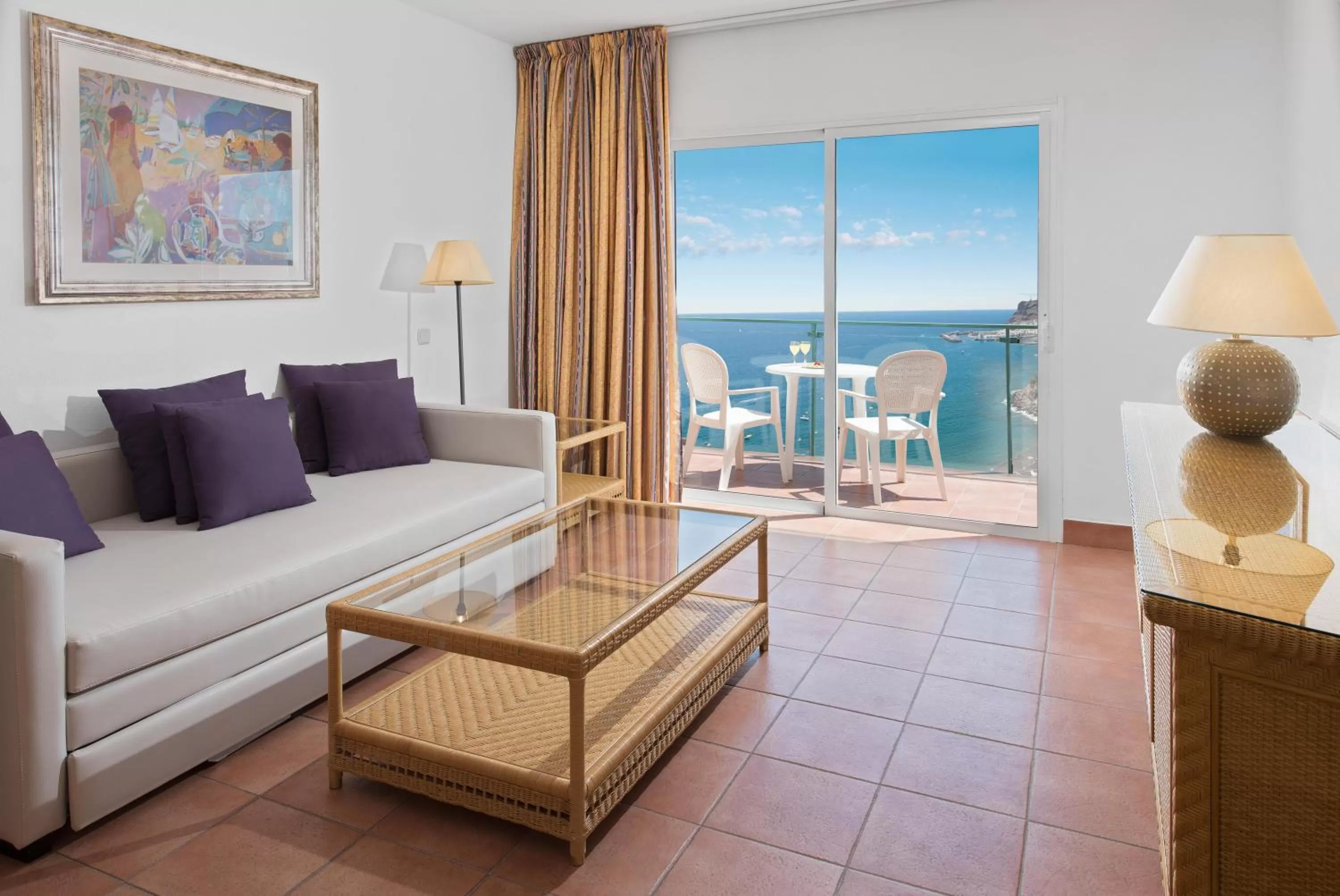 Living room in Mogan Princess & Beach Club