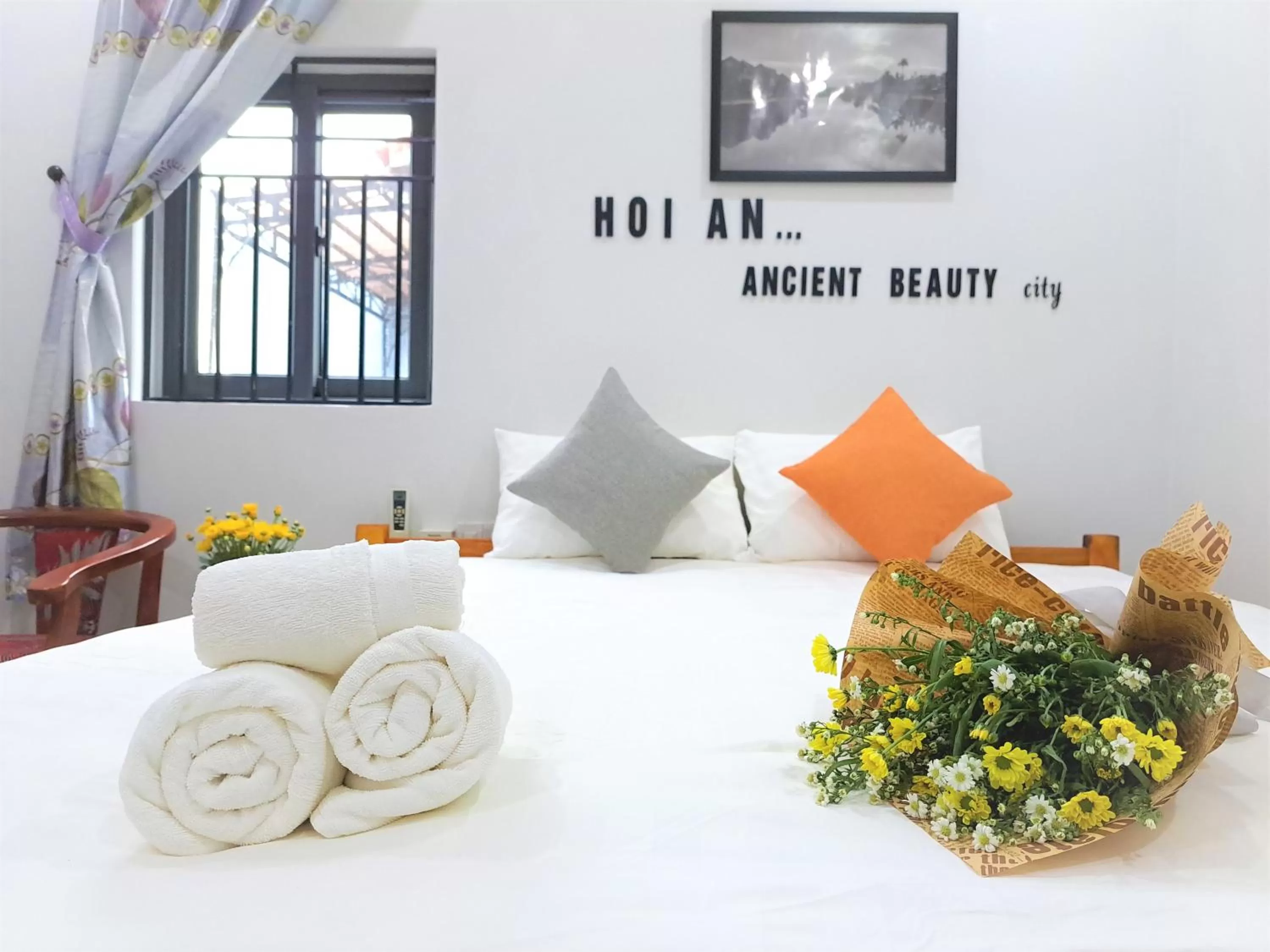 Bed in GREEN TOWN hotel HỘI AN