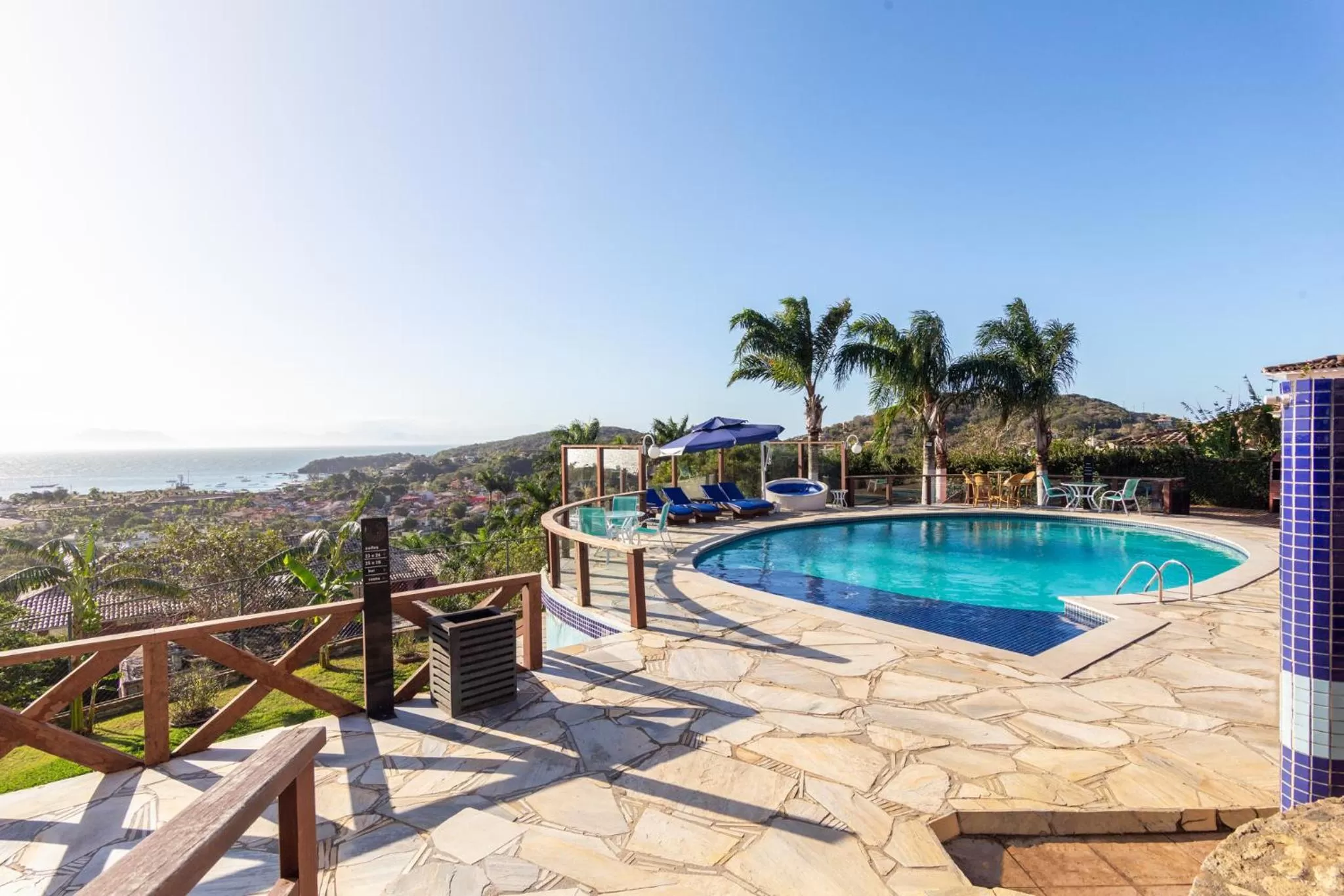 Pool view in Costa do Sol Boutique Hotel