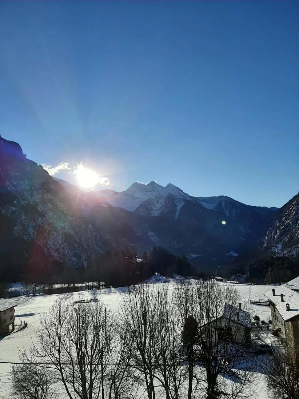 Mountain view in HG Hotel Italia