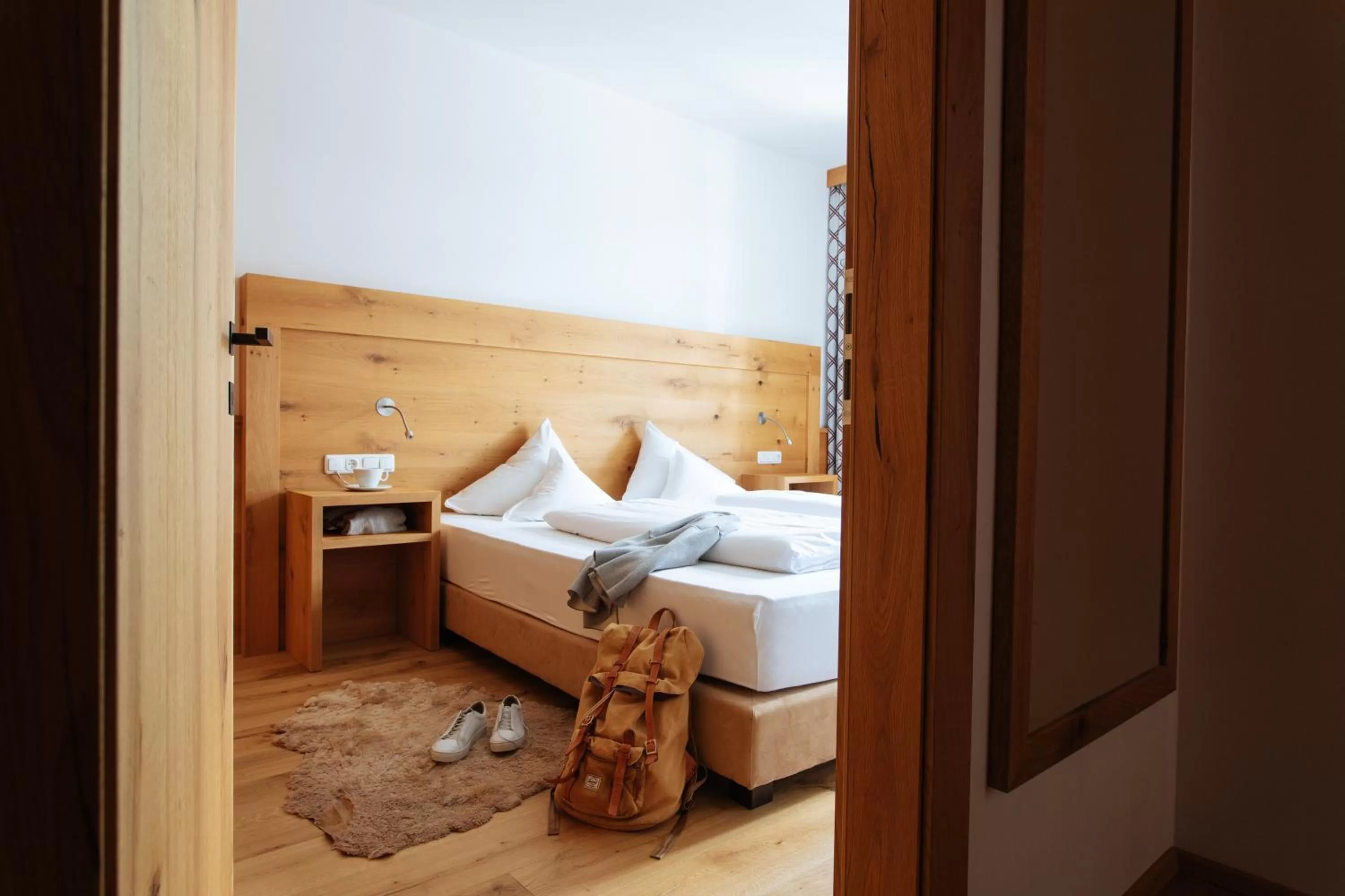 Bed in Hotel Sonnenspitze