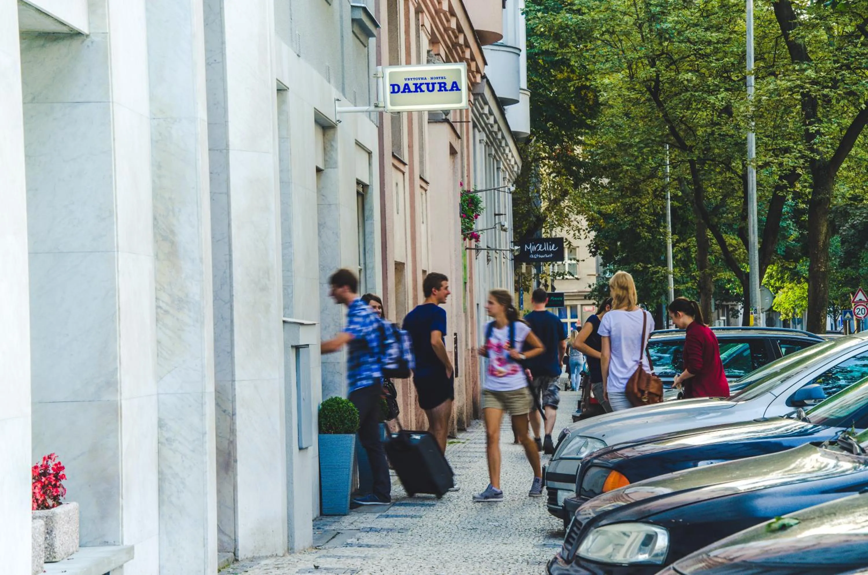 Facade/entrance in Hostel Dakura