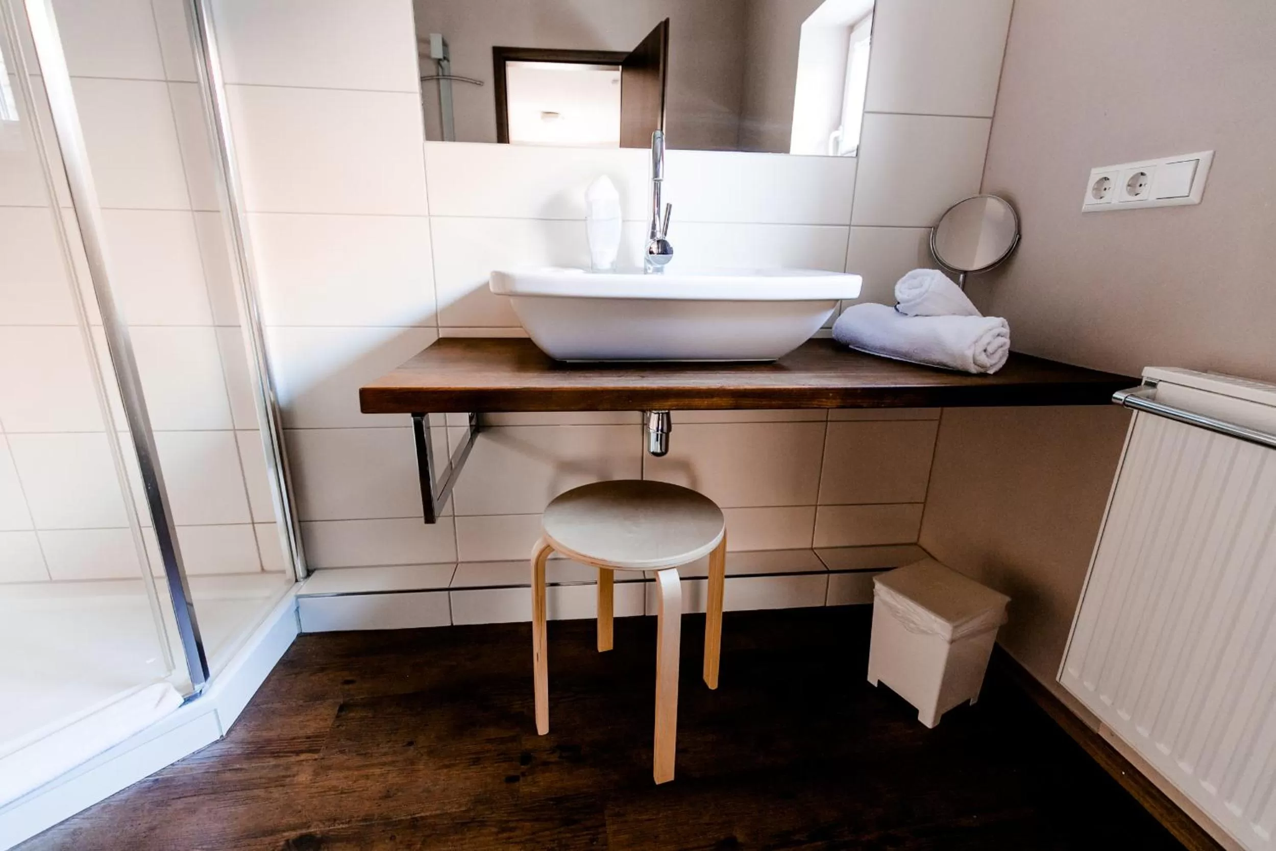 Shower in Burgers Hotel